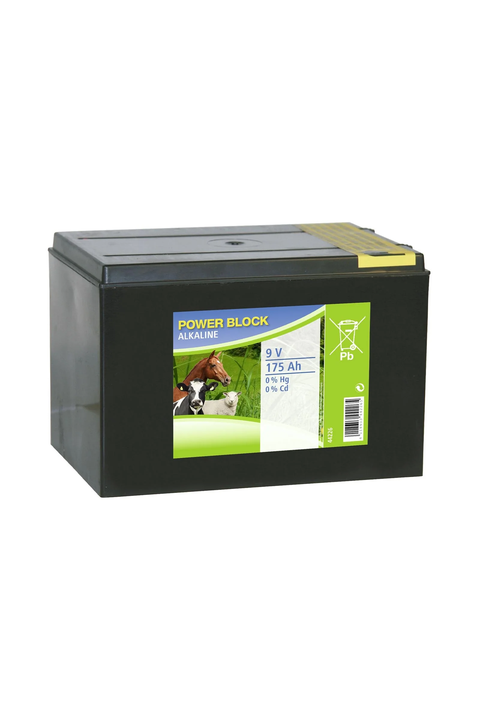 CORRAL Dry Battery Alkaline, 9 V, 175 Ah, Big Case Black One Size