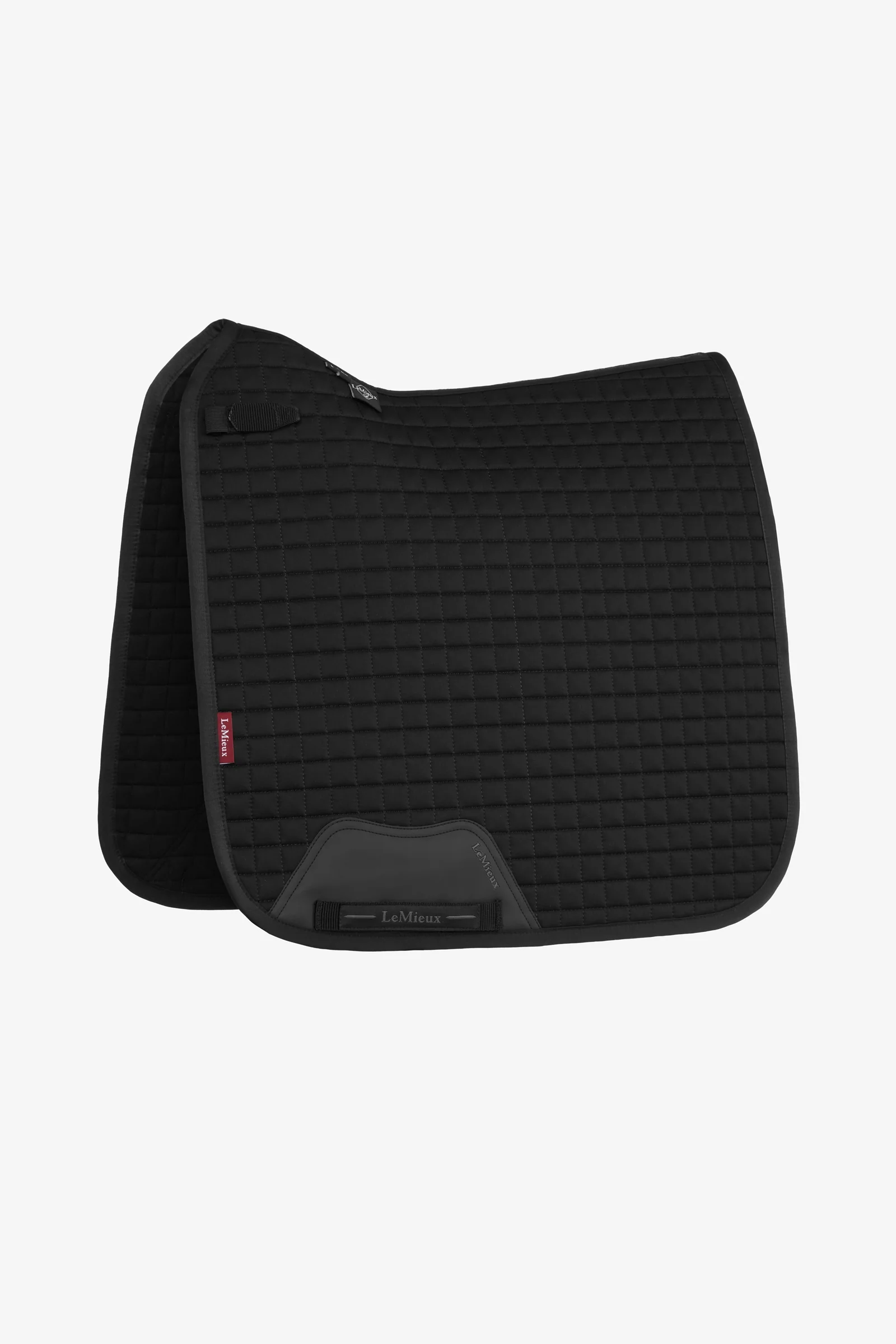 Cotton Dressage Square Saddle Pad Black X-Full