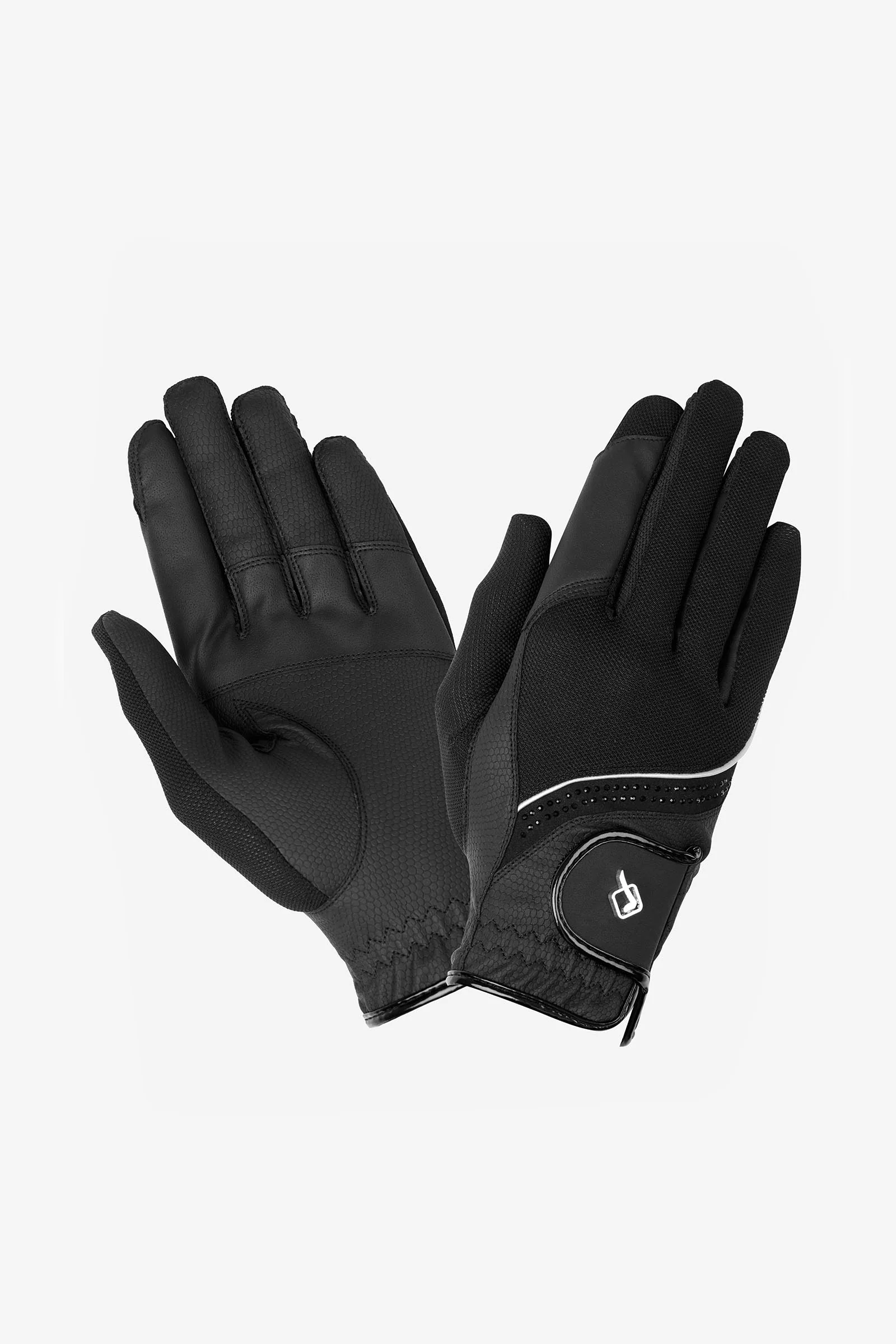 Crystal Gloves Black M