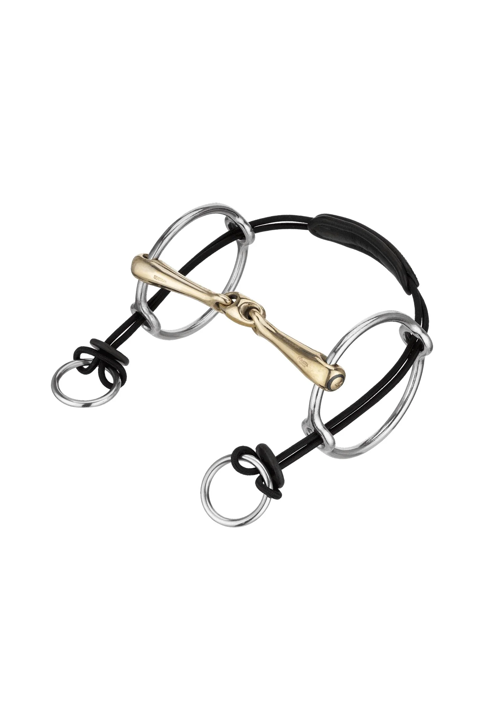 Curbgag Rope, Leather Black 45 cm