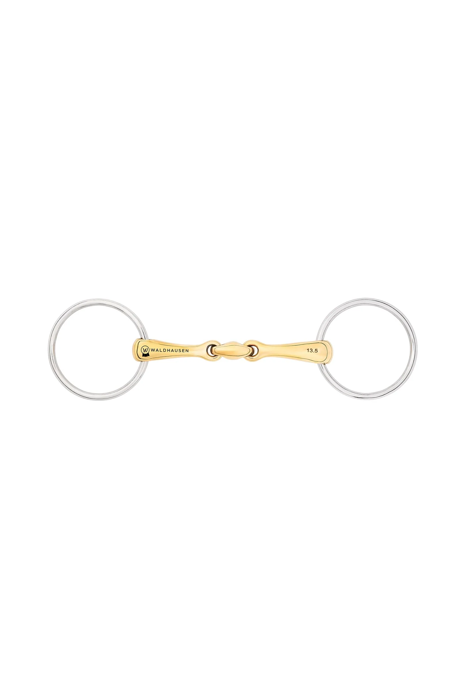Cyprium Snaffle Bit, Double Jt., 14 mm No Color 115 mm