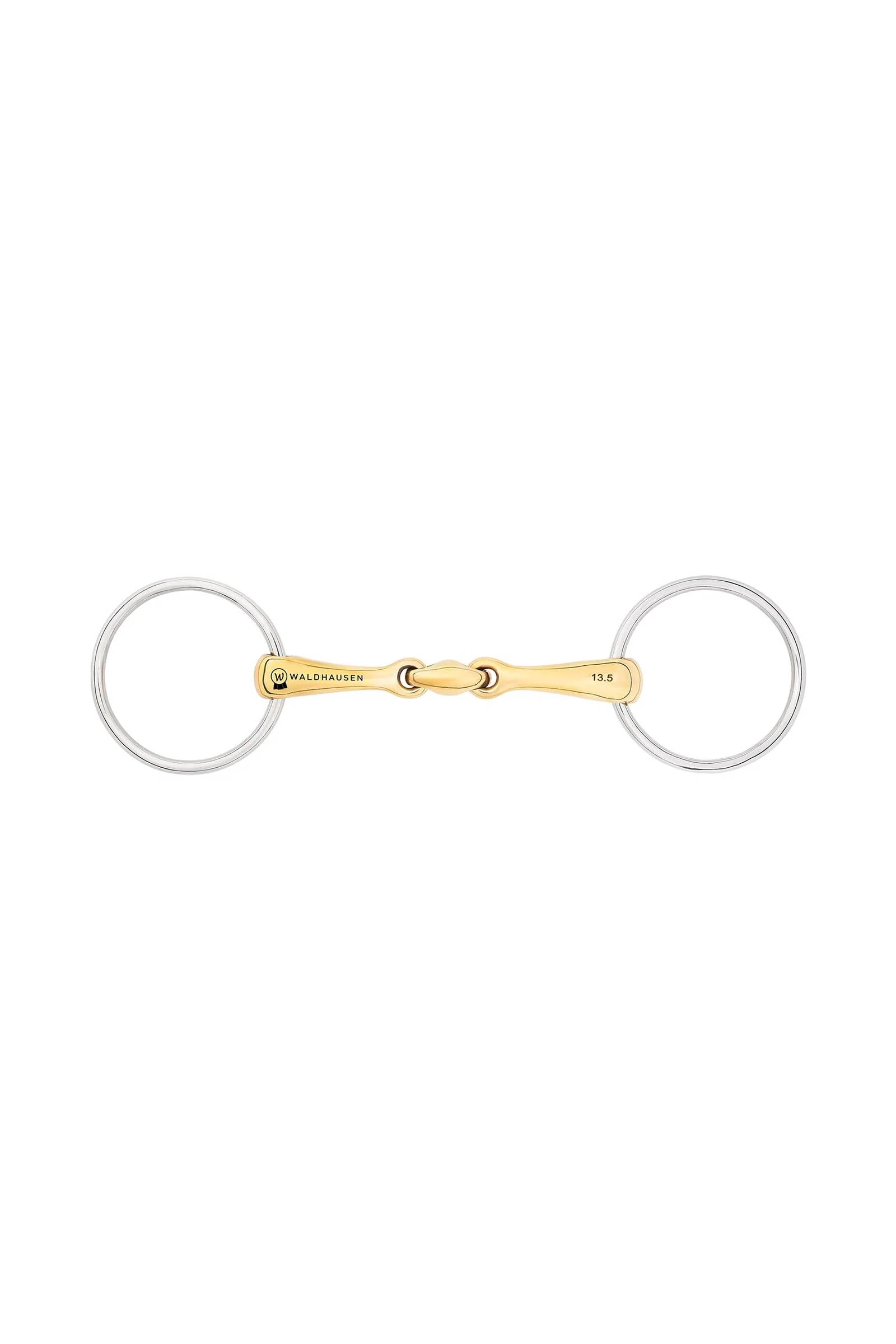 Cyprium Snaffle Bit, Double Jt., 16 mm No Color 145 mm