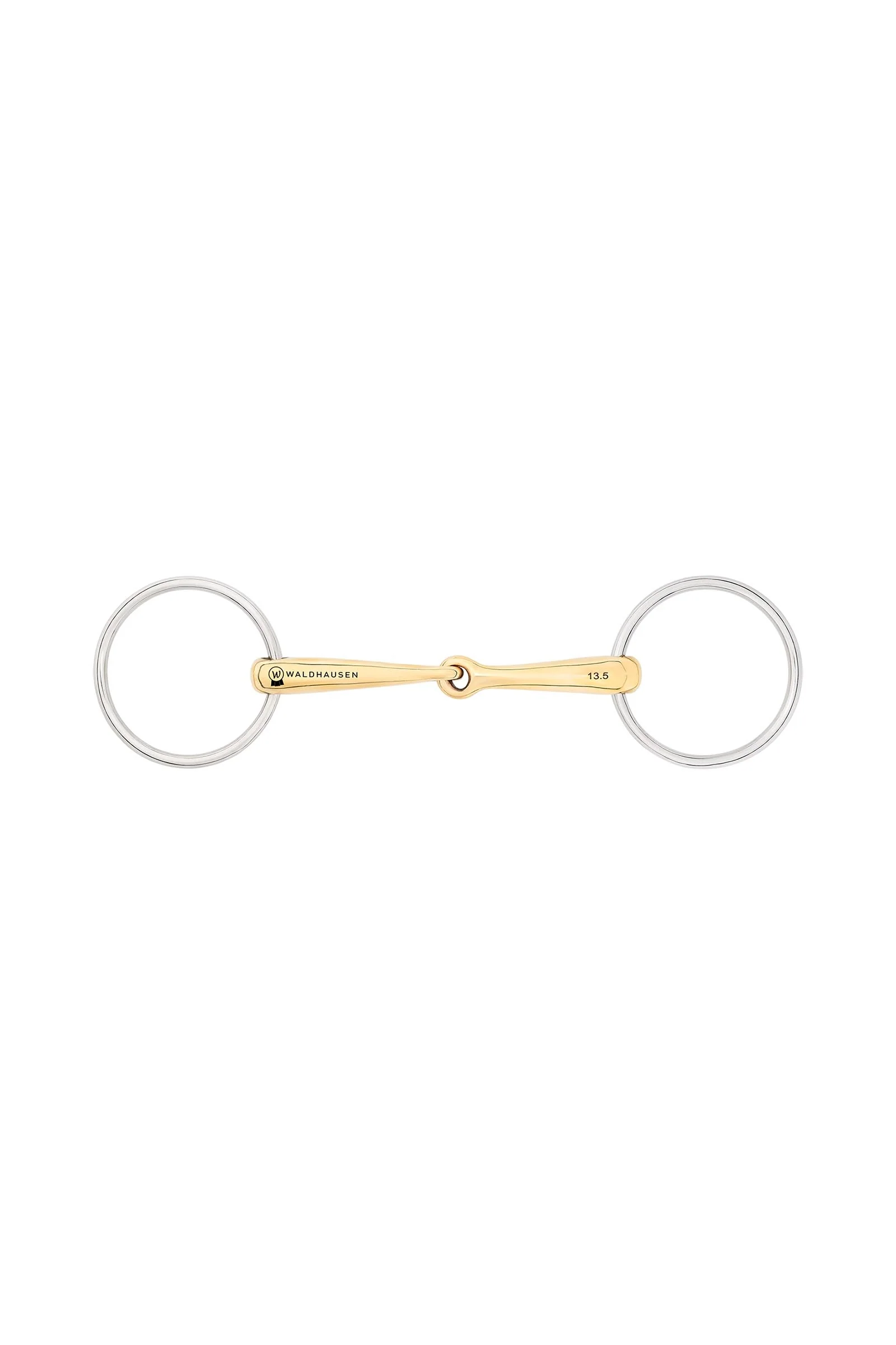 Cyprium Snaffle Bit, Single Jt., 14 mm No Color 125 mm