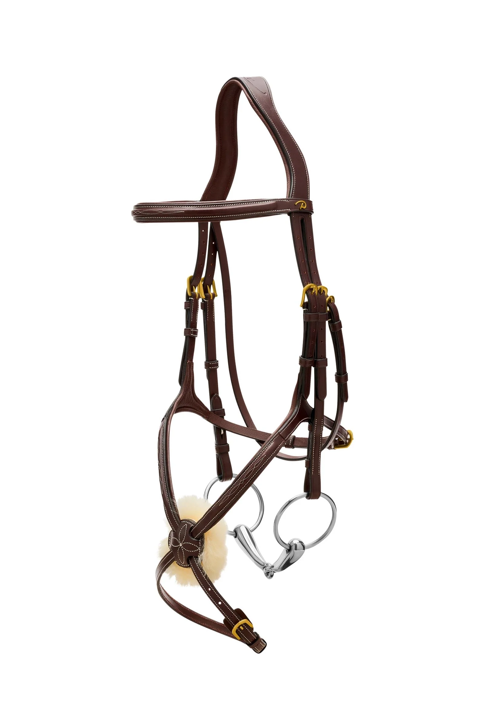 D-Collection Figure 8 Noseband Bridle Brown F