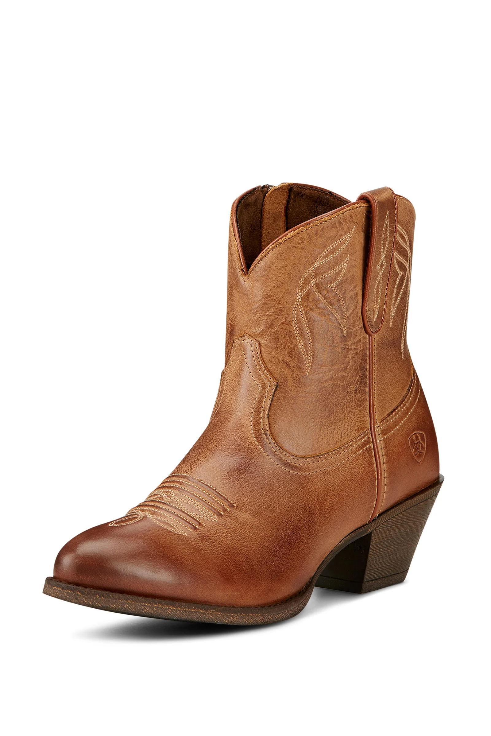 Darlin Women's Short Western Boots Burnt Sugar 3