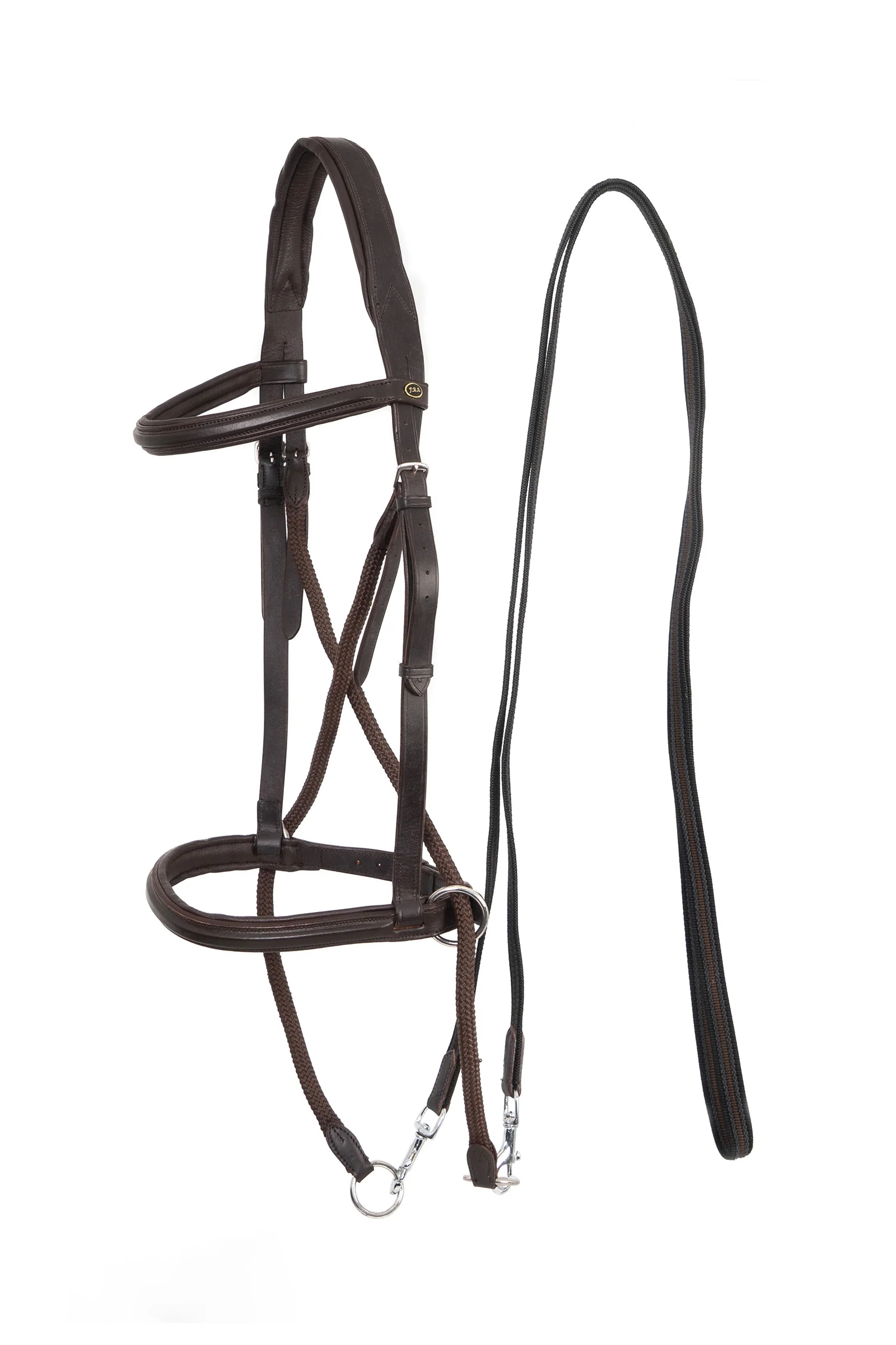 Dietsji Bitless Bridle With Reins (System 5), Shire BR X-Full