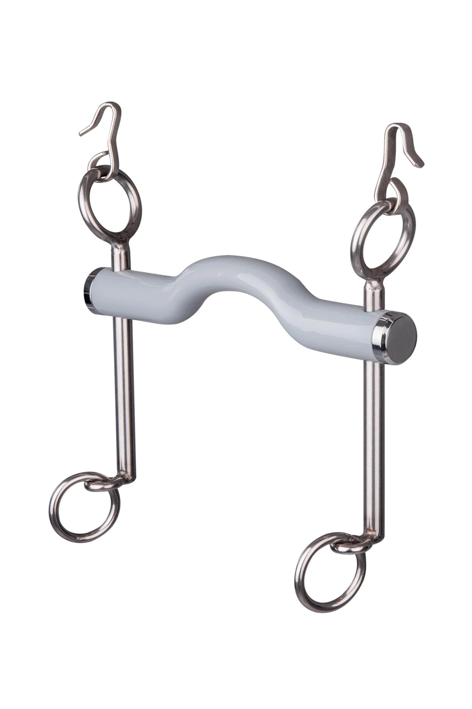 Dressage Curb Bit, Tongue Port Snaffle, Long, Soft No Color 120 mm