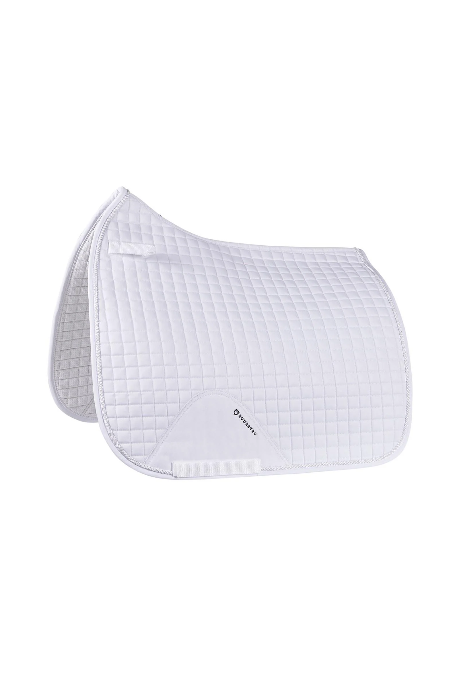 Dressage Shaped Cotton Saddle Pad White F