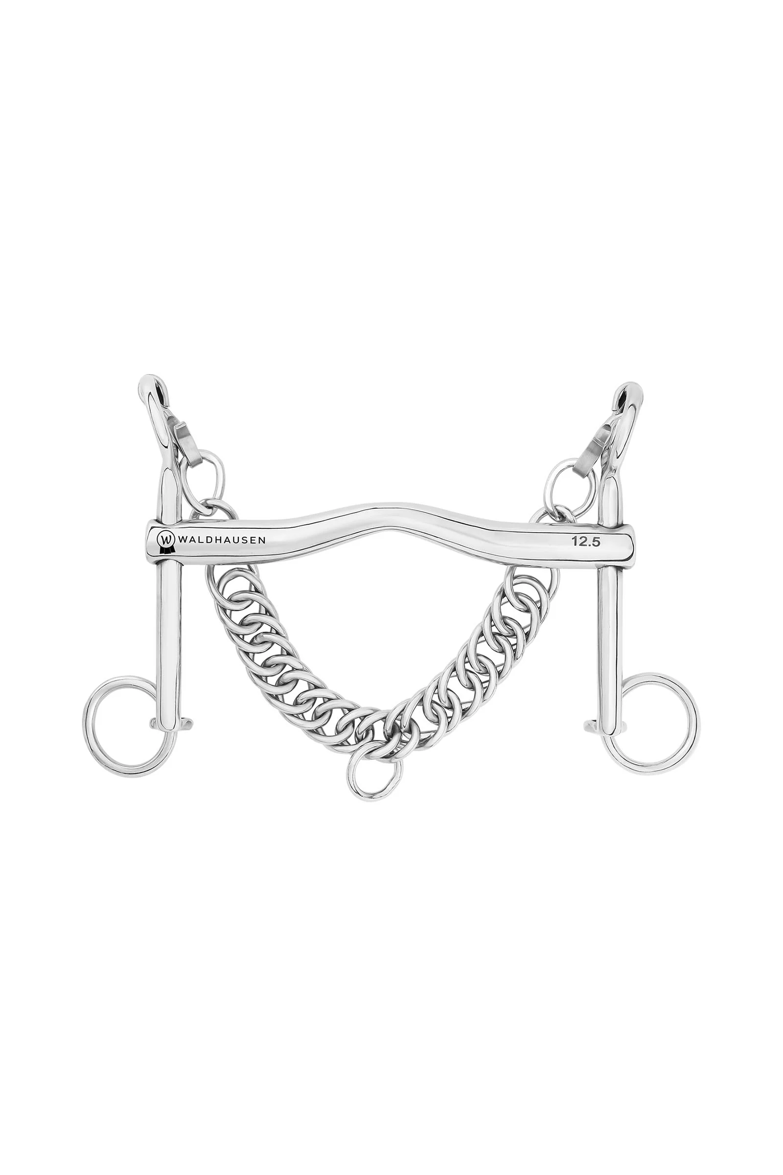 Dressage Weymouth Short, Stainless St., 14 mm No Color 125 mm