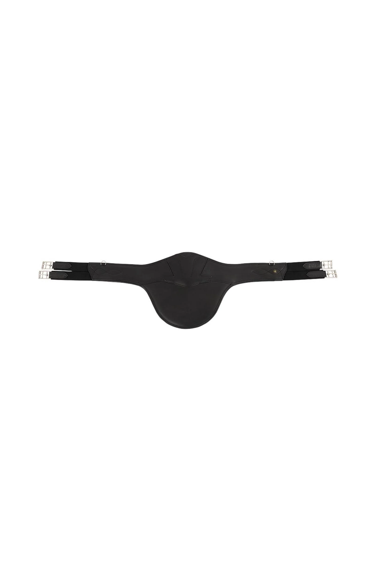 Driffiel Girth With Stud Guard and Double Elastics Black 49"