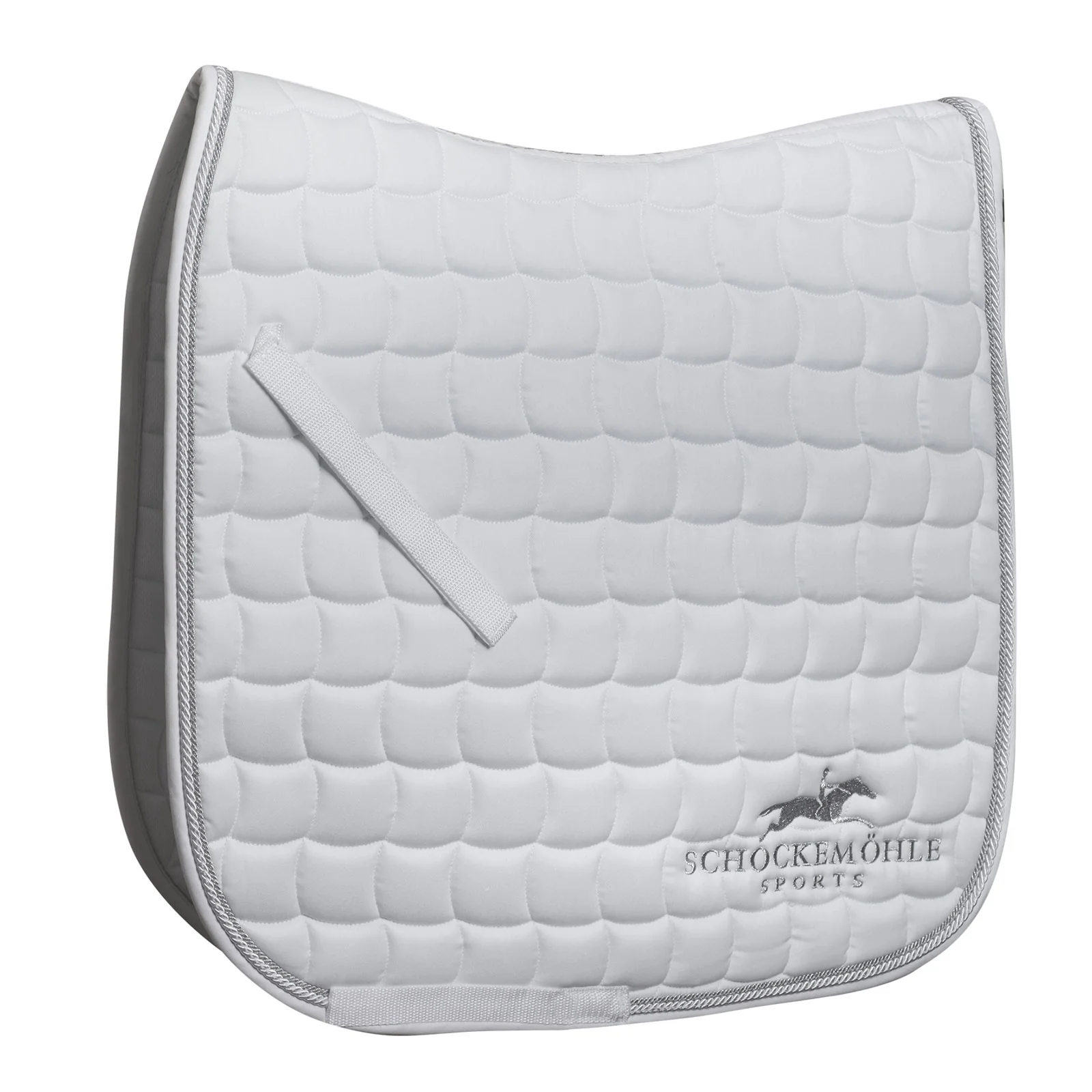 Dynamite DL, Saddle pad Dressage with logo White/Silver F