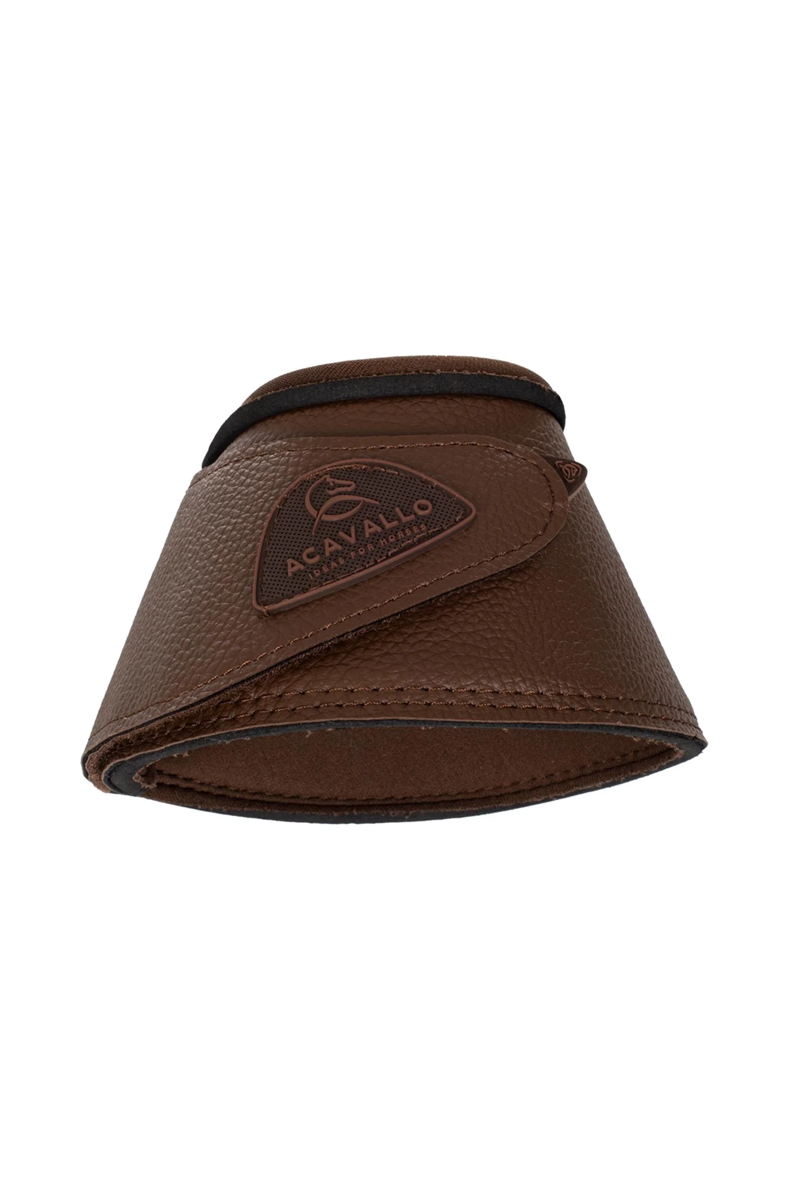 Eco-Leather Bell Boots Dark Brown L