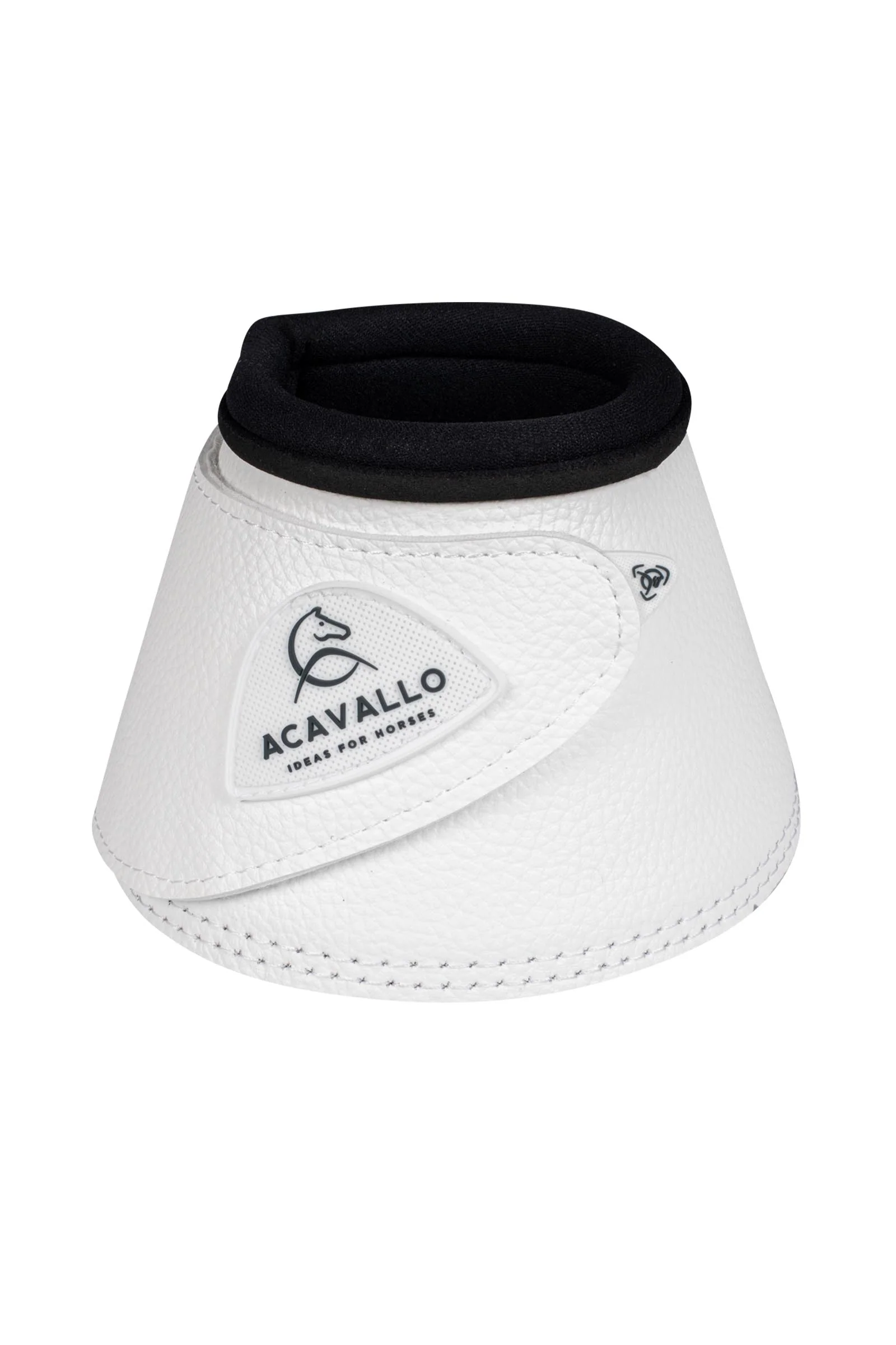 Eco-Leather Bell Boots White M