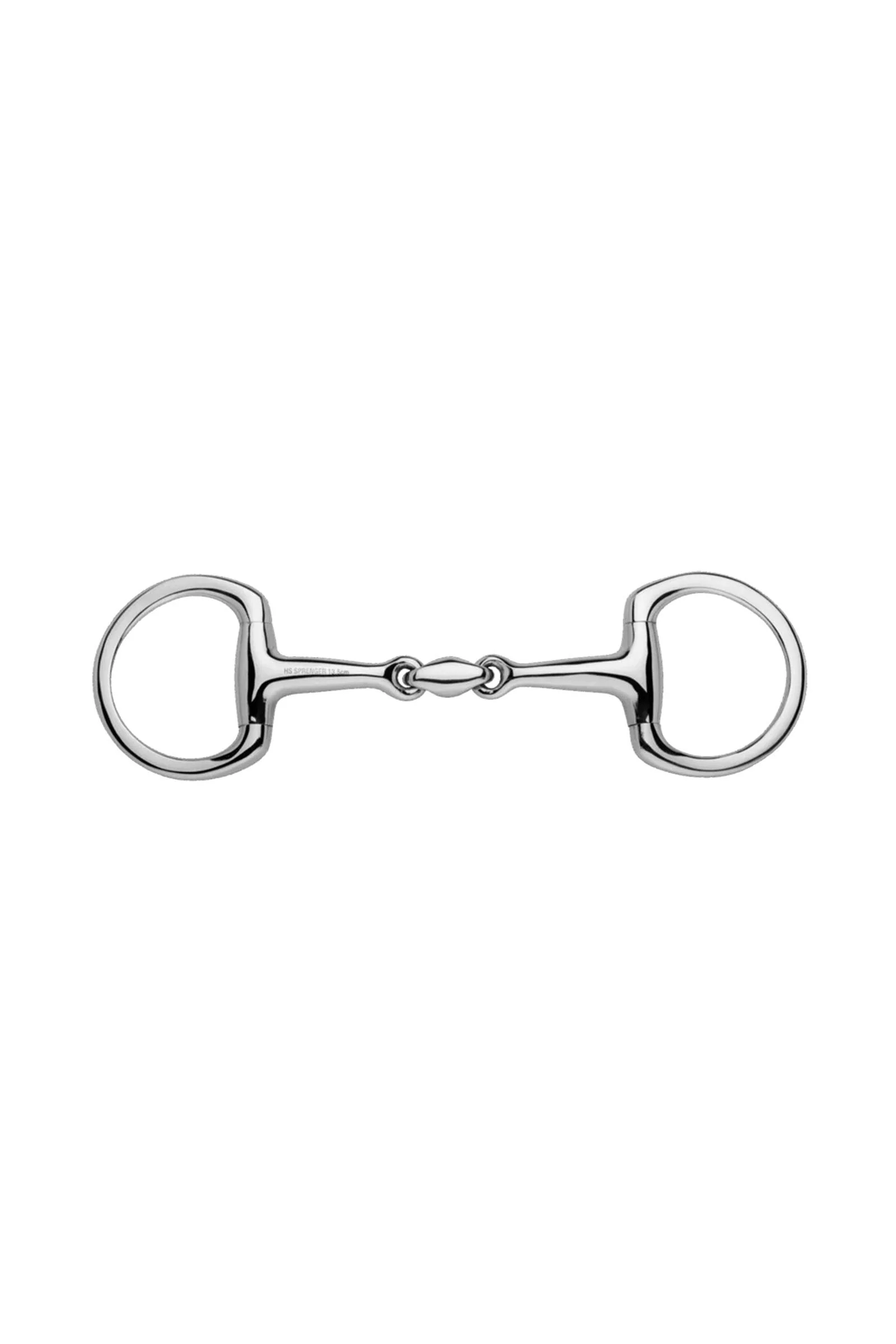 Eggbutt Bit, Double Jt. 16mm, Stainless St. No Color 145 mm