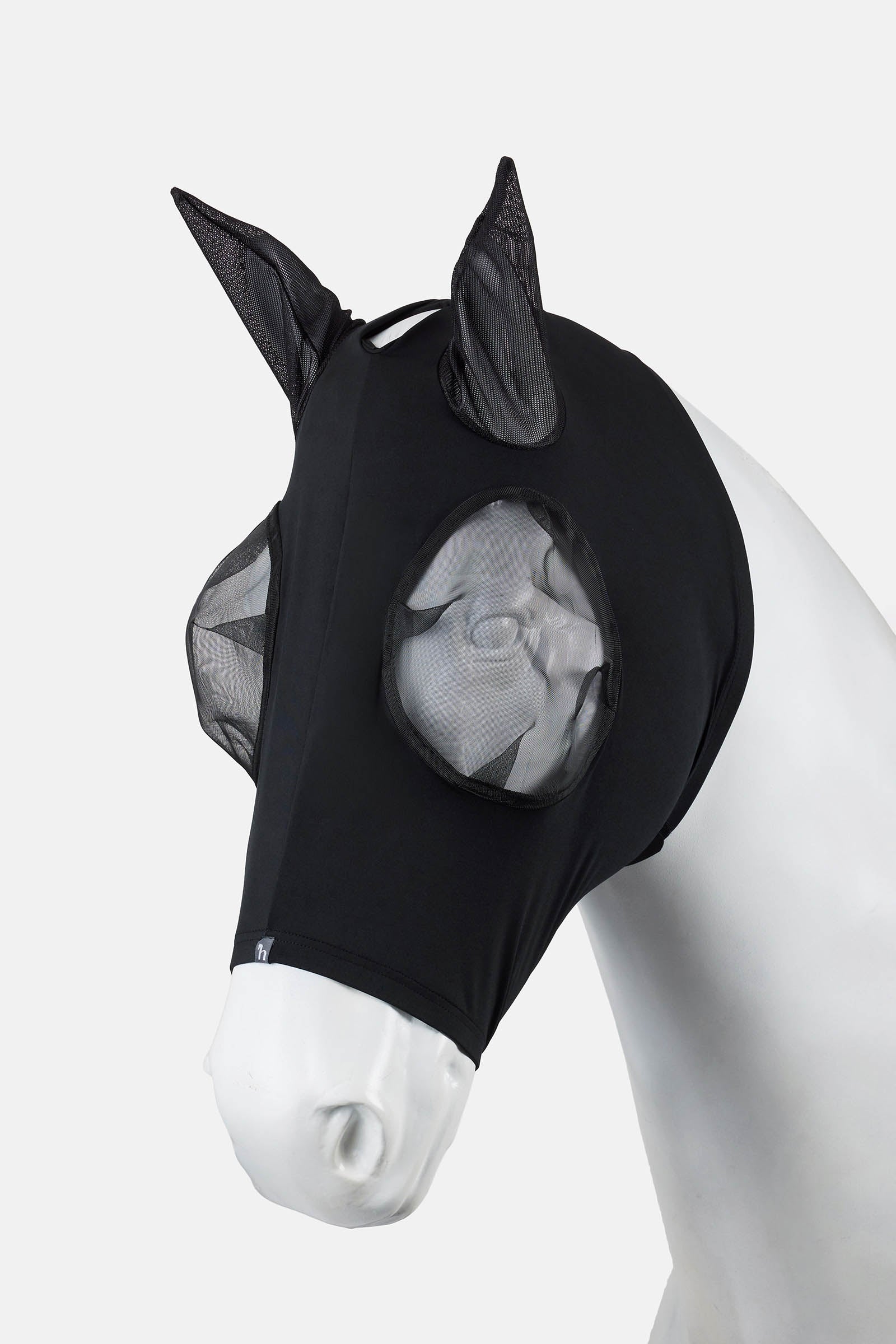 Elastic Fly Mask With Zip Black P