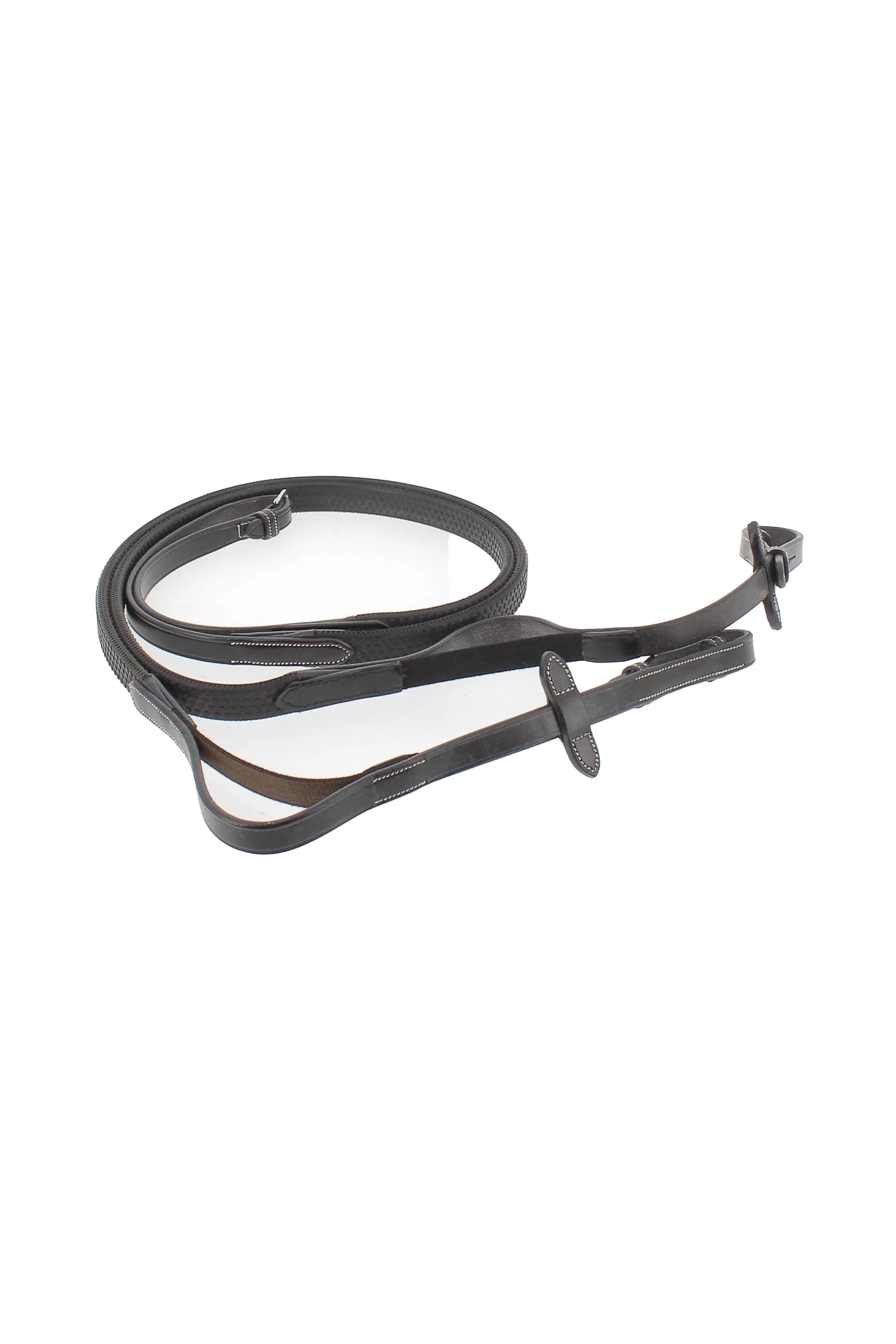 Elastic Rubber Reins Black One Size