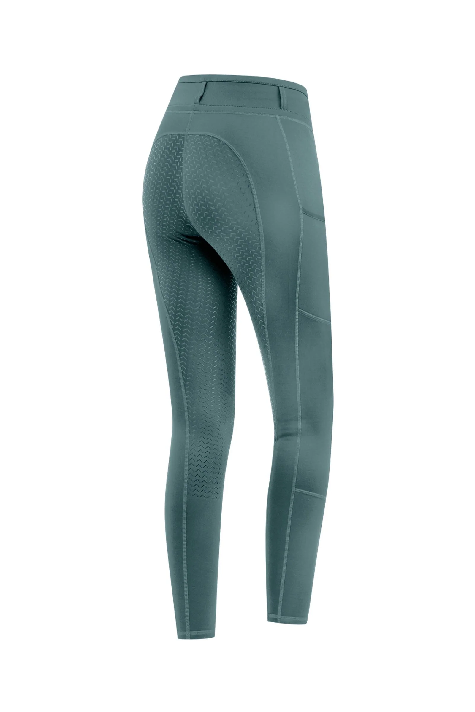 Ella Women's Full Grip Riding Tights Pine Green 20