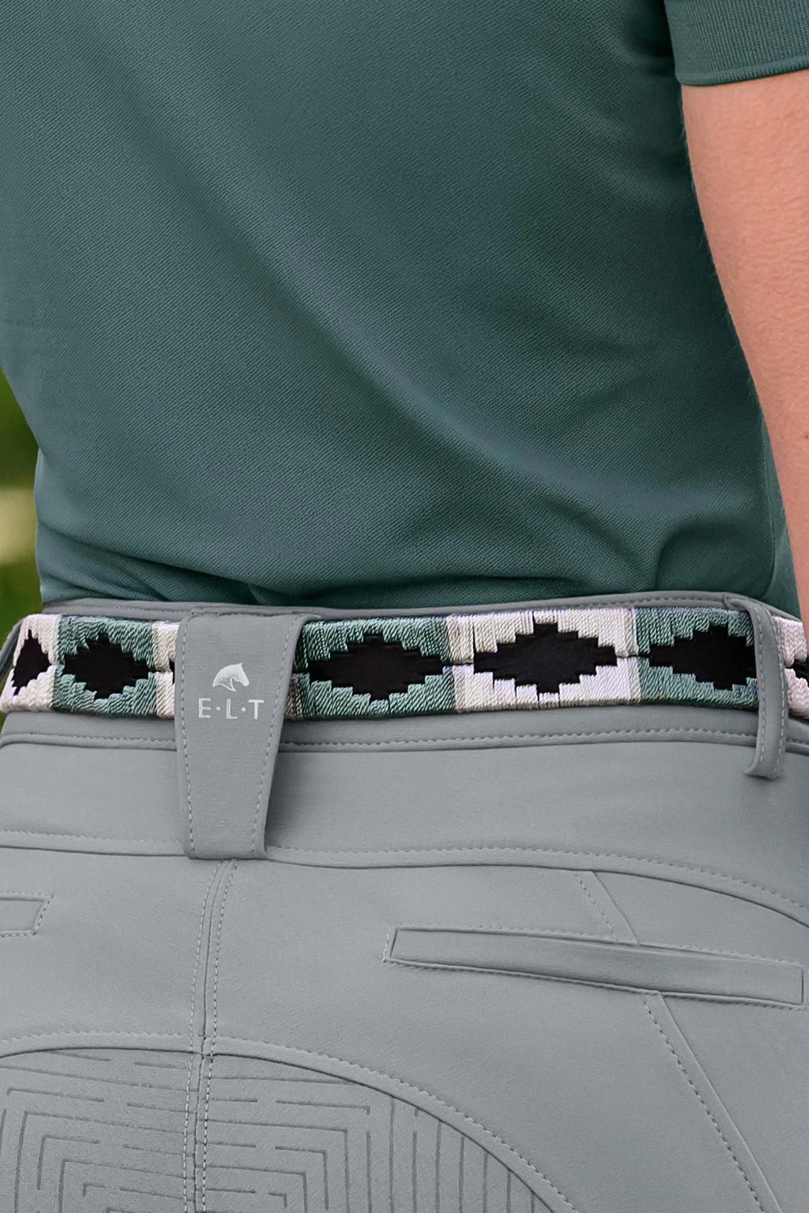 ELT Gemma Polo Belt Mint Green 31.5"