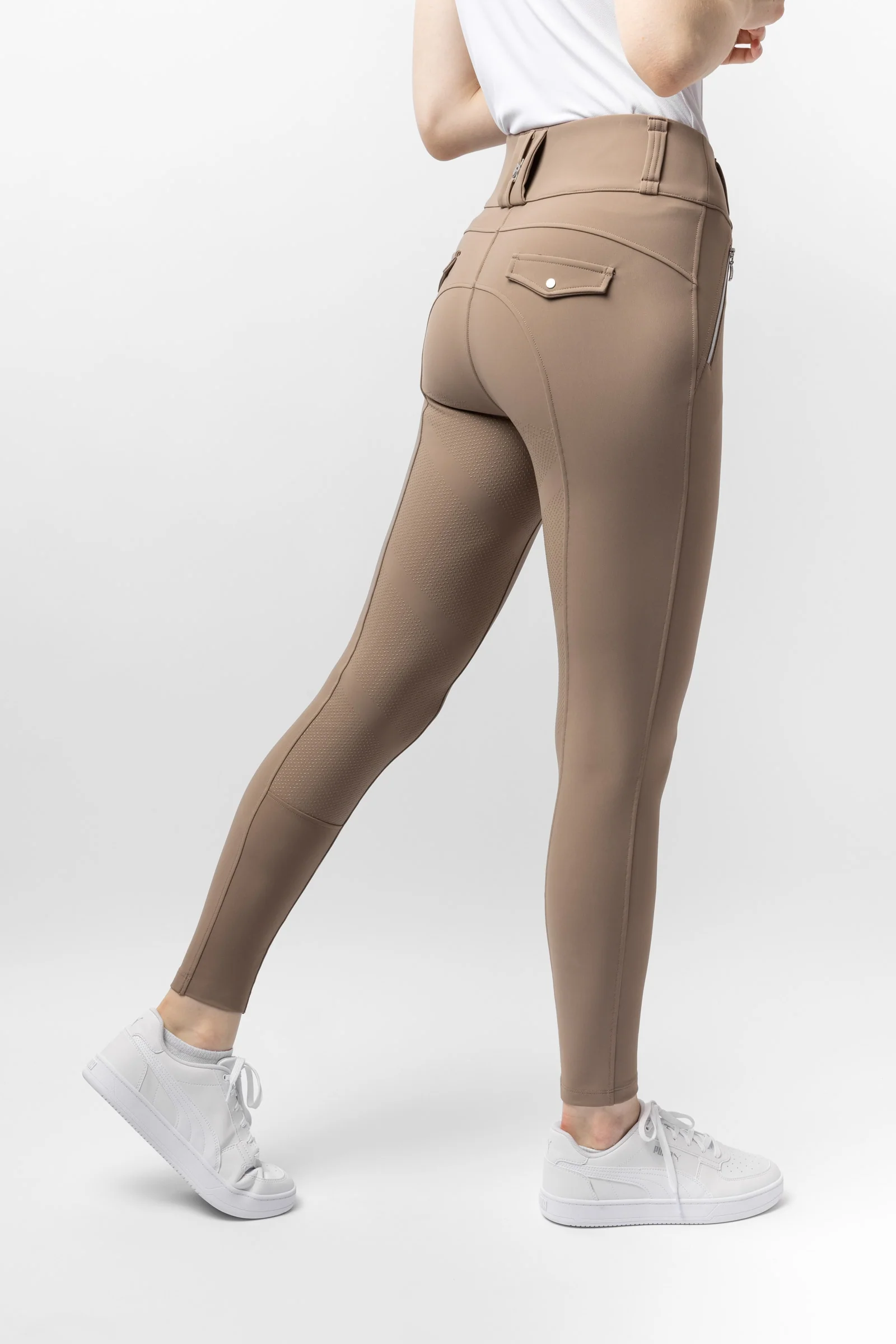 Enya Women´s Fullgrip Thermo Breeches Mud brown 14