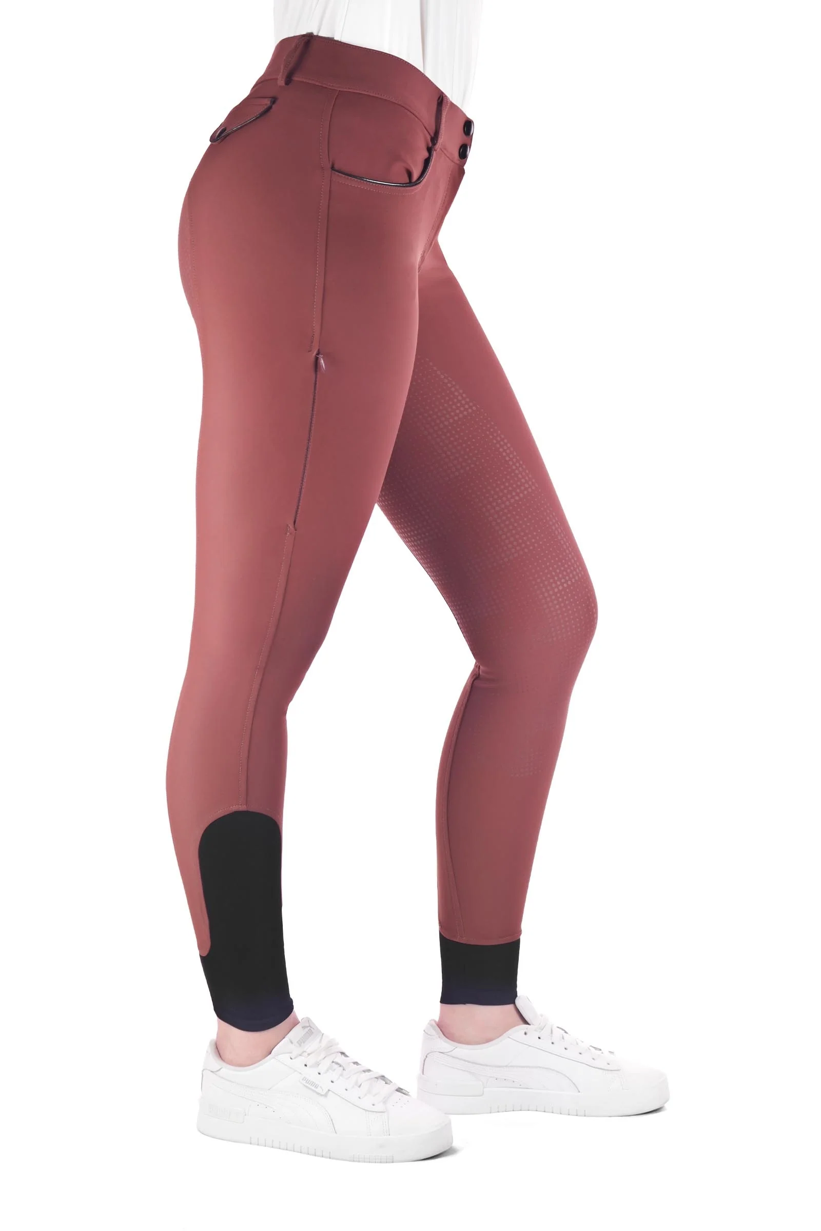 EQUITHÈME Beverly Women´s Full Grip Breeches Rose 8