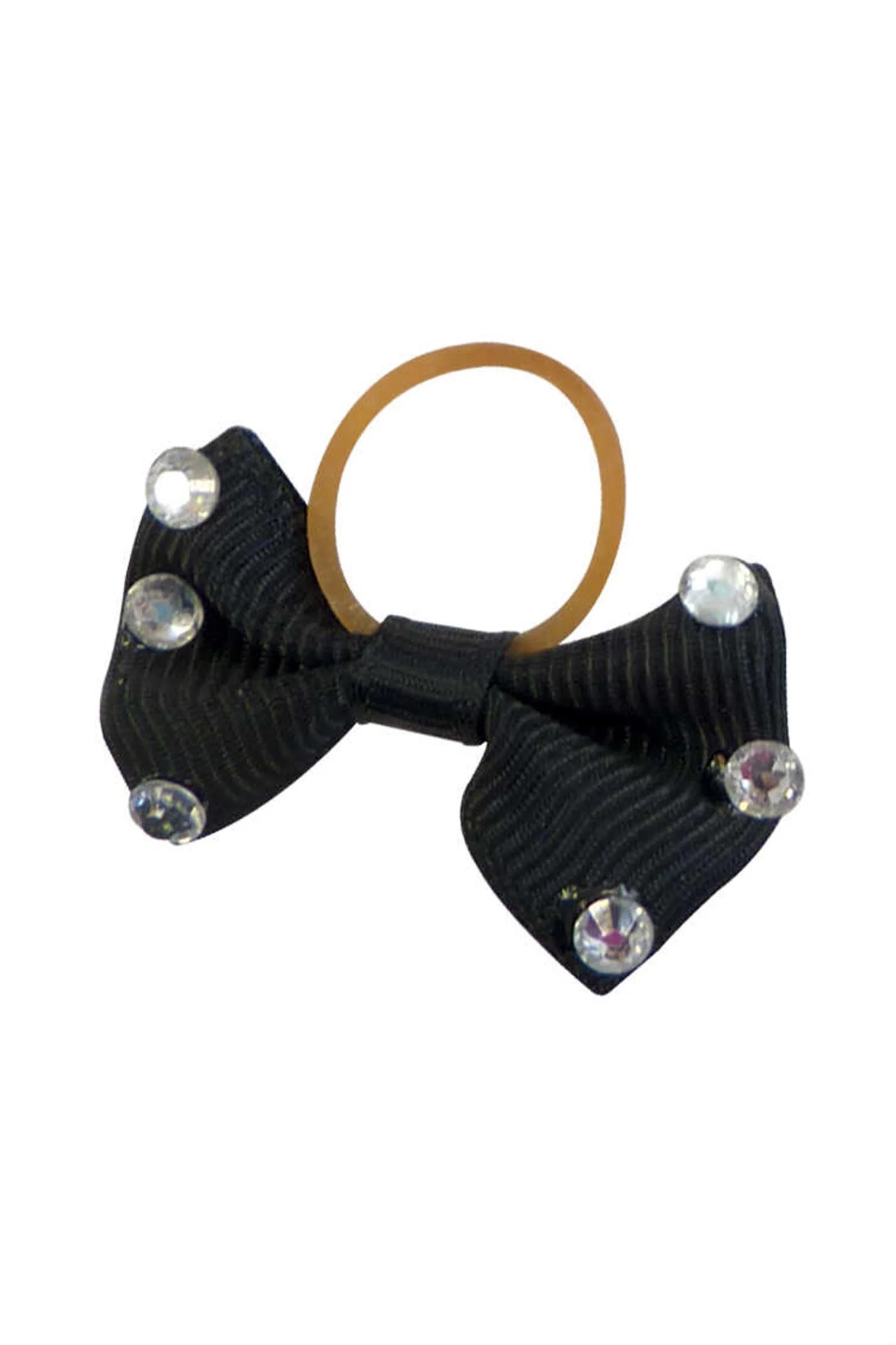 EQUITHÈME Braiding Bows With Clear Strass Black One Size
