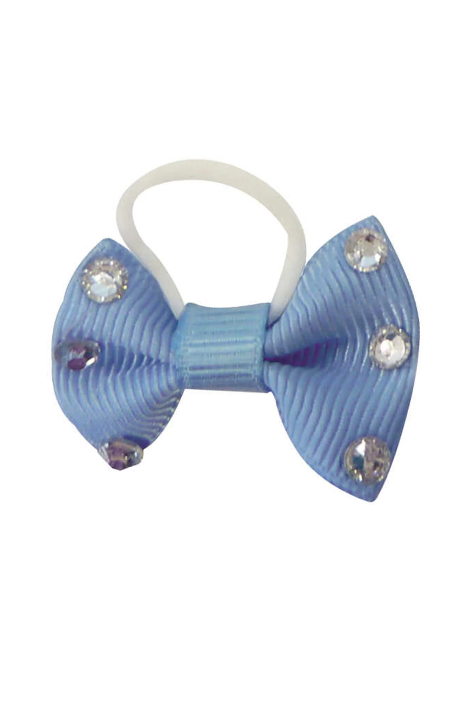 EQUITHÈME Braiding Bows With Clear Strass Sky Blue One Size