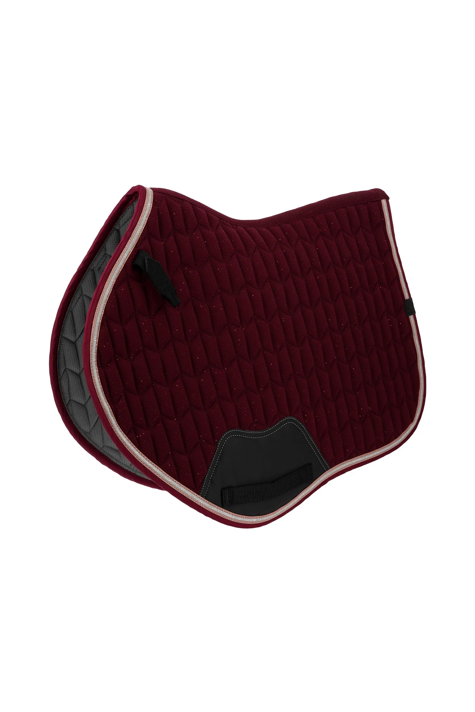 EQUITHÈME Eclat Saddle Pad Burgundy P