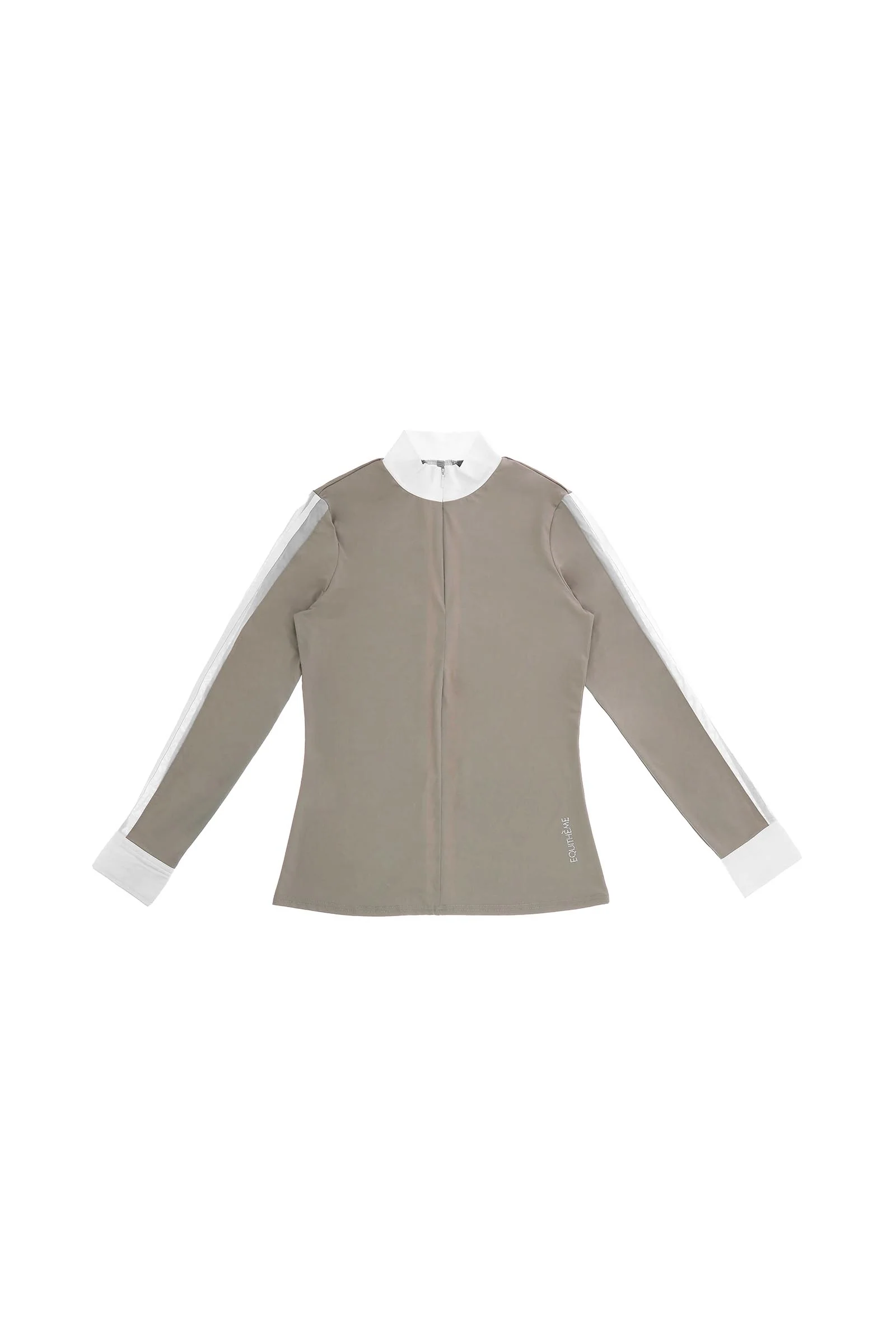 EQUITHÈME Estoril Women´s Longsleeve Show Polo Shirt Taupe XS