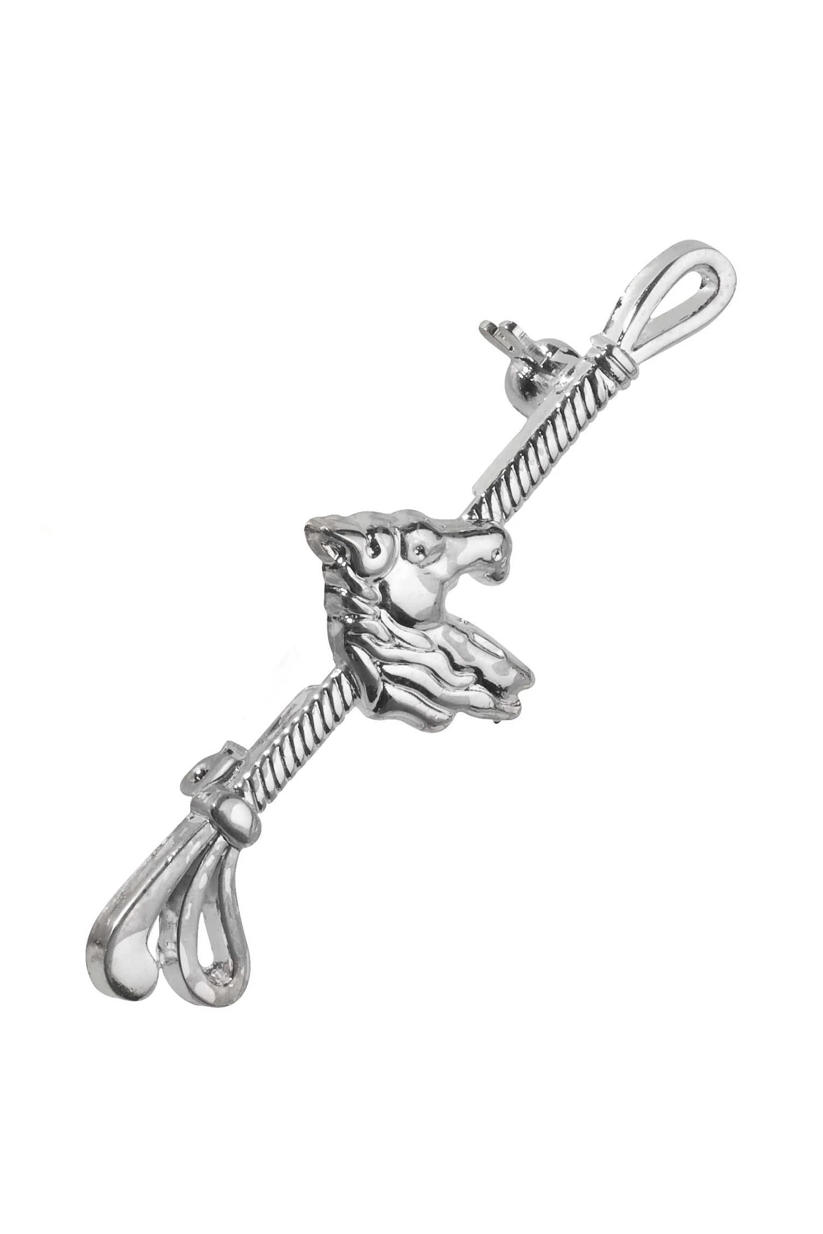 EQUITHÈME Horse Head Tie Pin Silver One Size