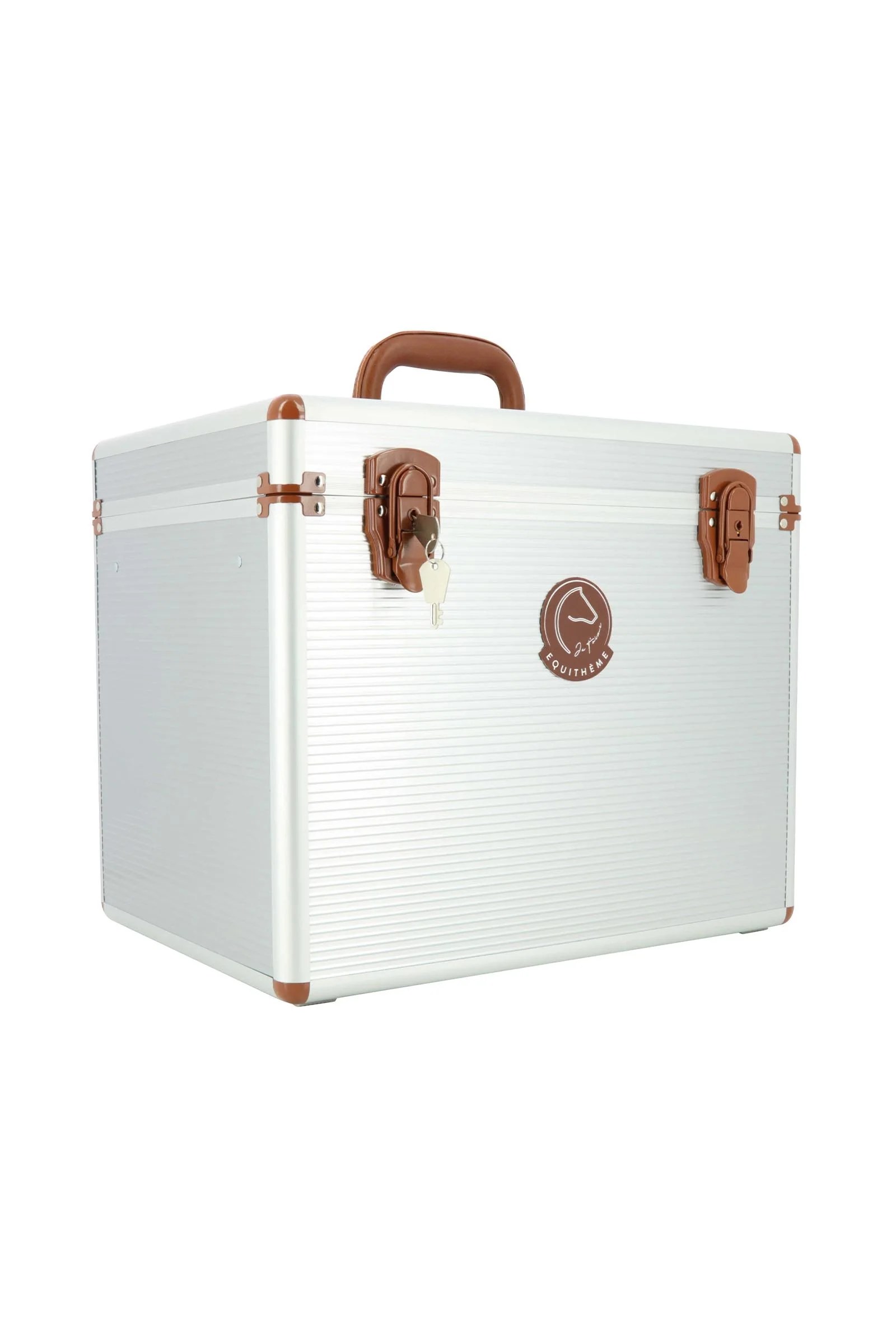 EQUITHÈME Je t'aime Grooming Box Silver One Size