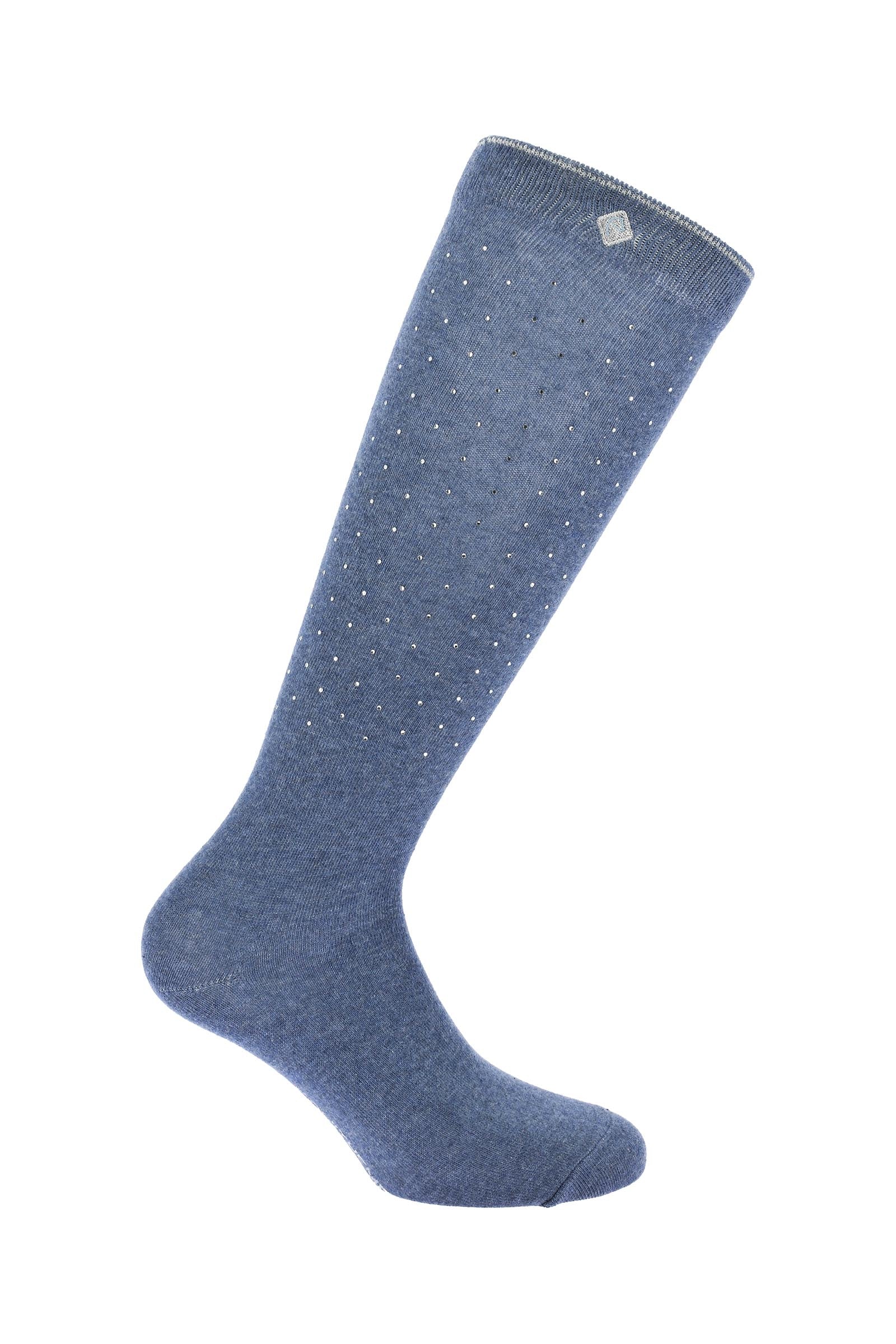 EQUITHÈME Kamilla Je t'aime Riding Socks Violet 4 - 6