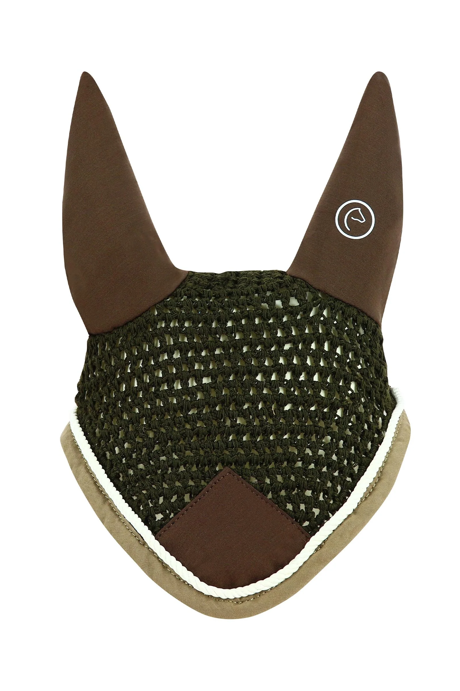 EQUITHÈME Polyfun Fly Mask Chocolate Brown F