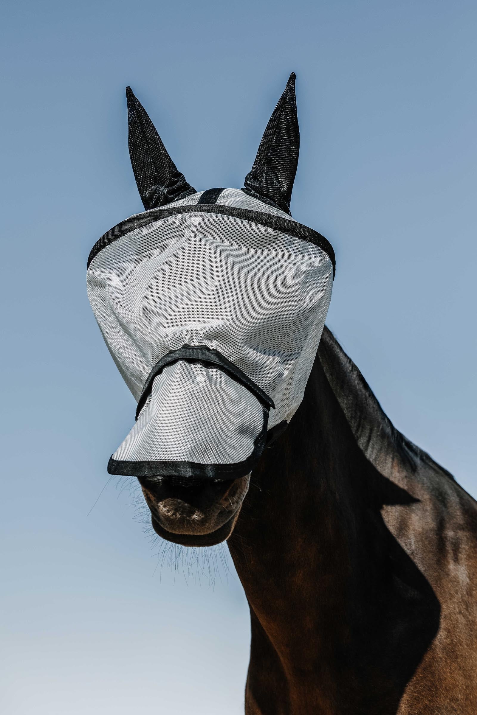 EQUITHÈME Protec Fly Mask/ UV Mask Silver M