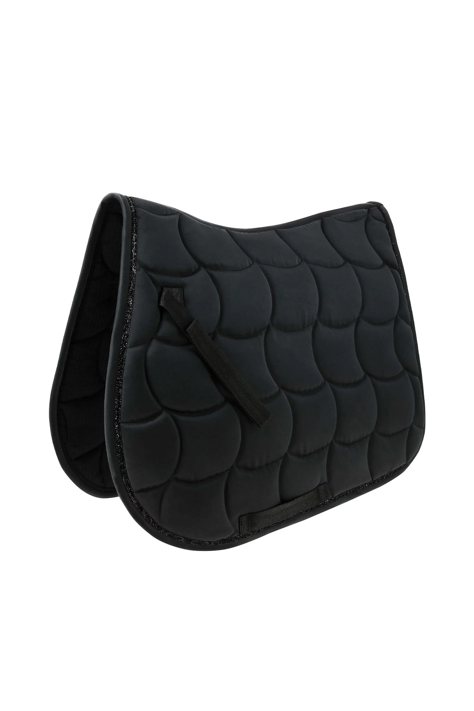 EQUITHÈME Satin All Purpose Saddle Pad Black F