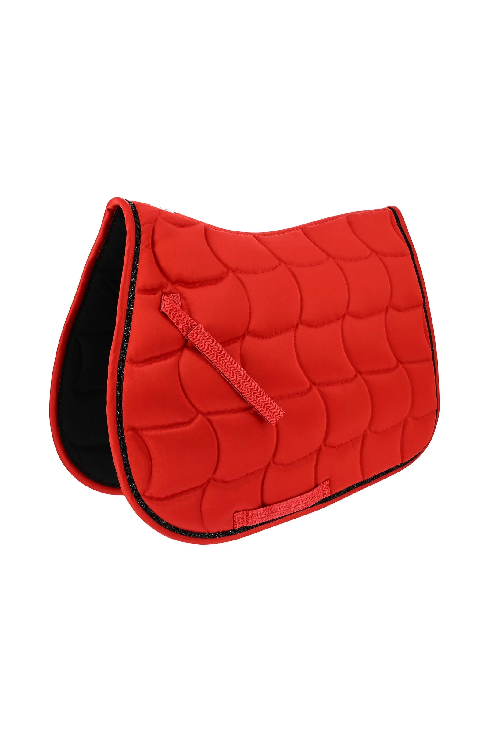 EQUITHÈME Satin All Purpose Saddle Pad Red F