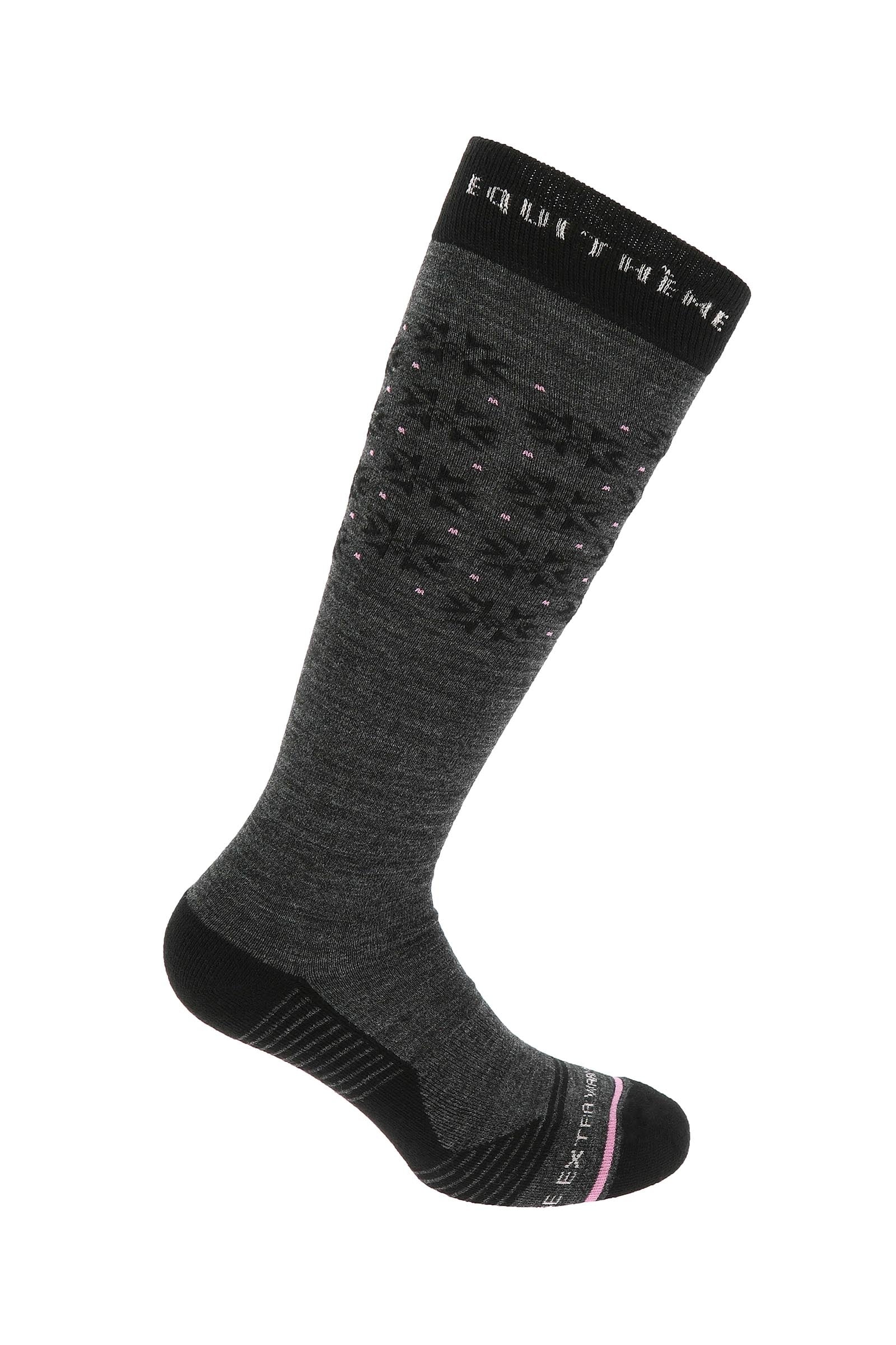 EQUITHÈME Snow Riding Socks Grey 2,5 - 5