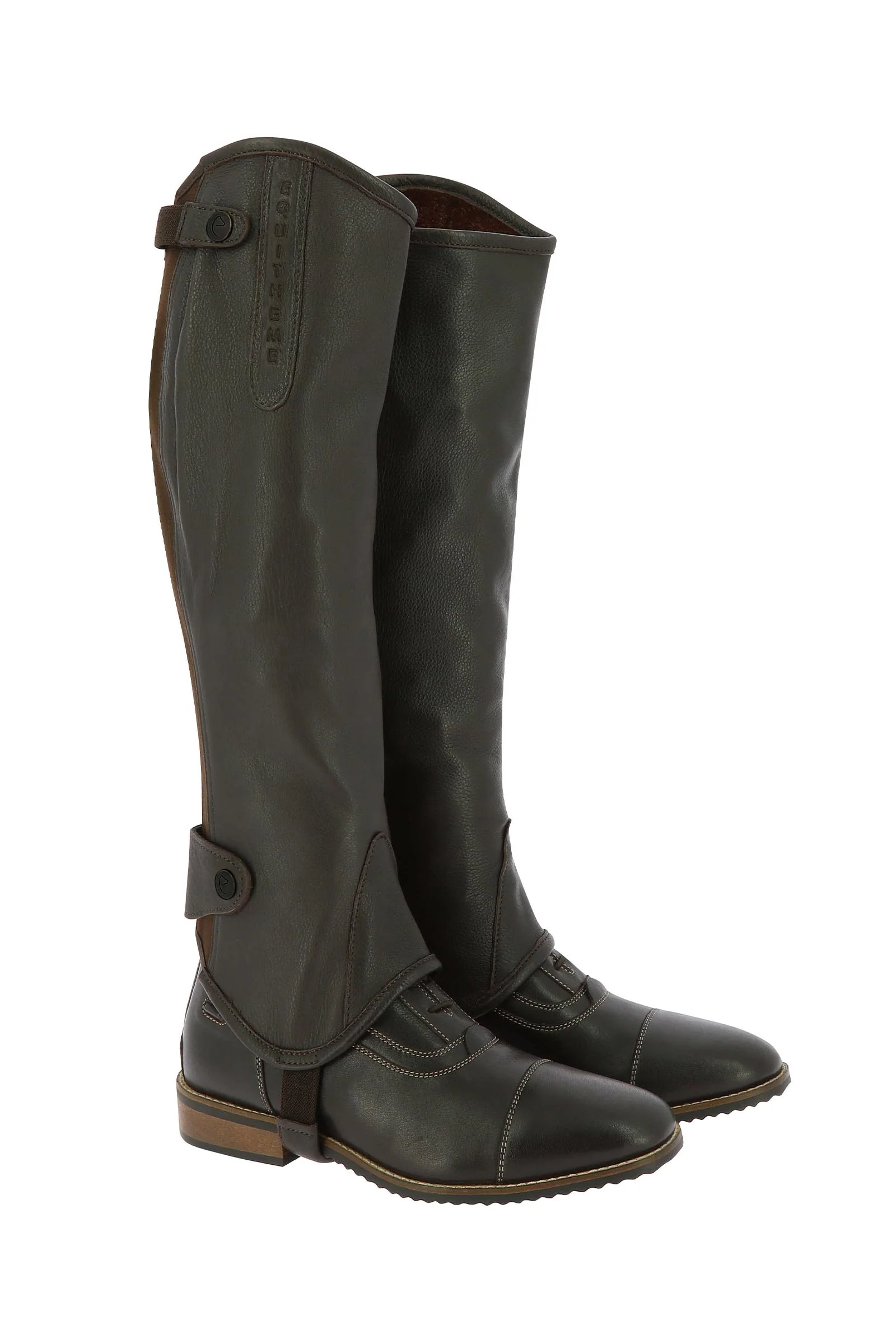 EQUITHÈME Soft Leather Minichaps Brown 00L-0-00R