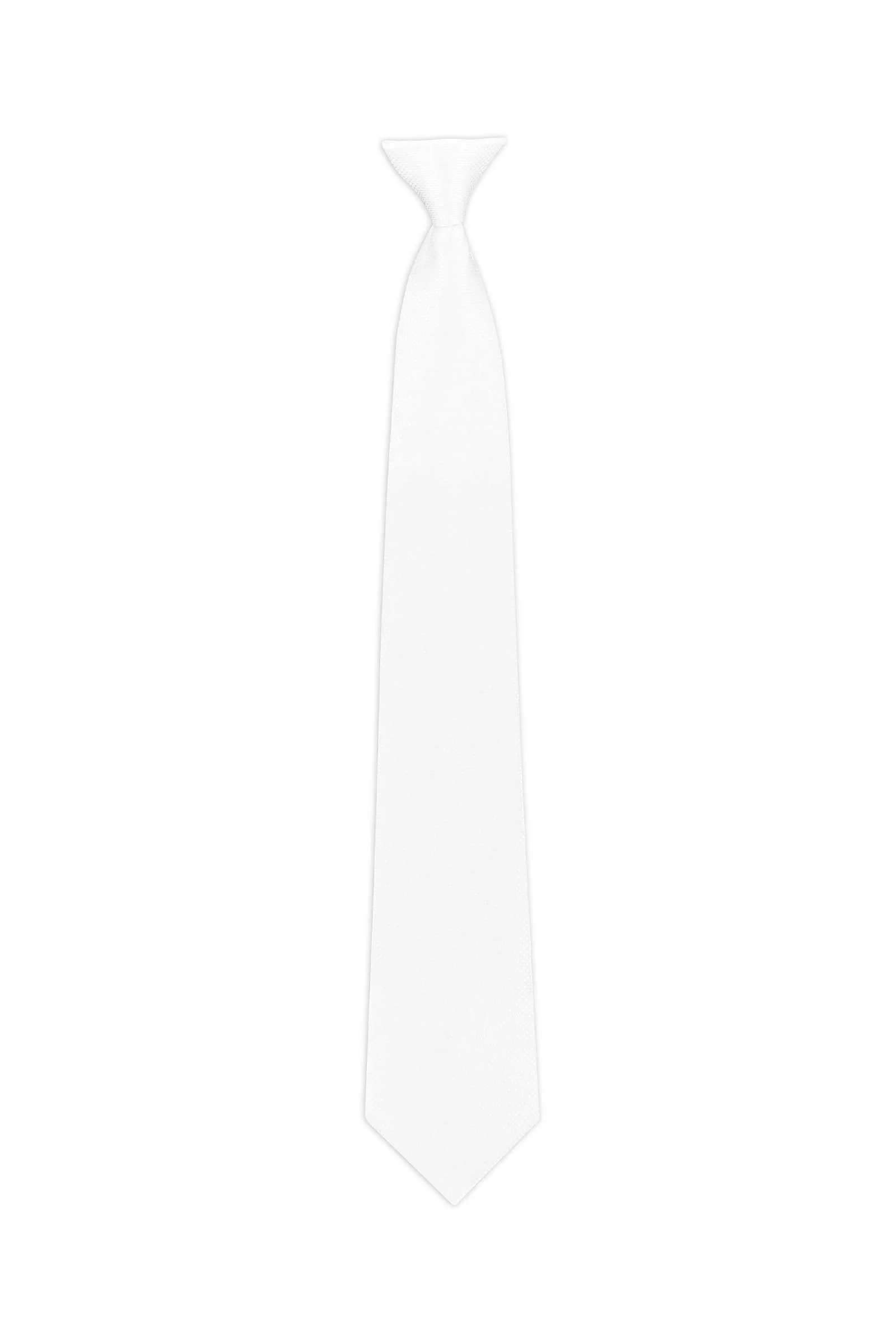 EQUITHÈME Trevira ClipOn Tie White One Size