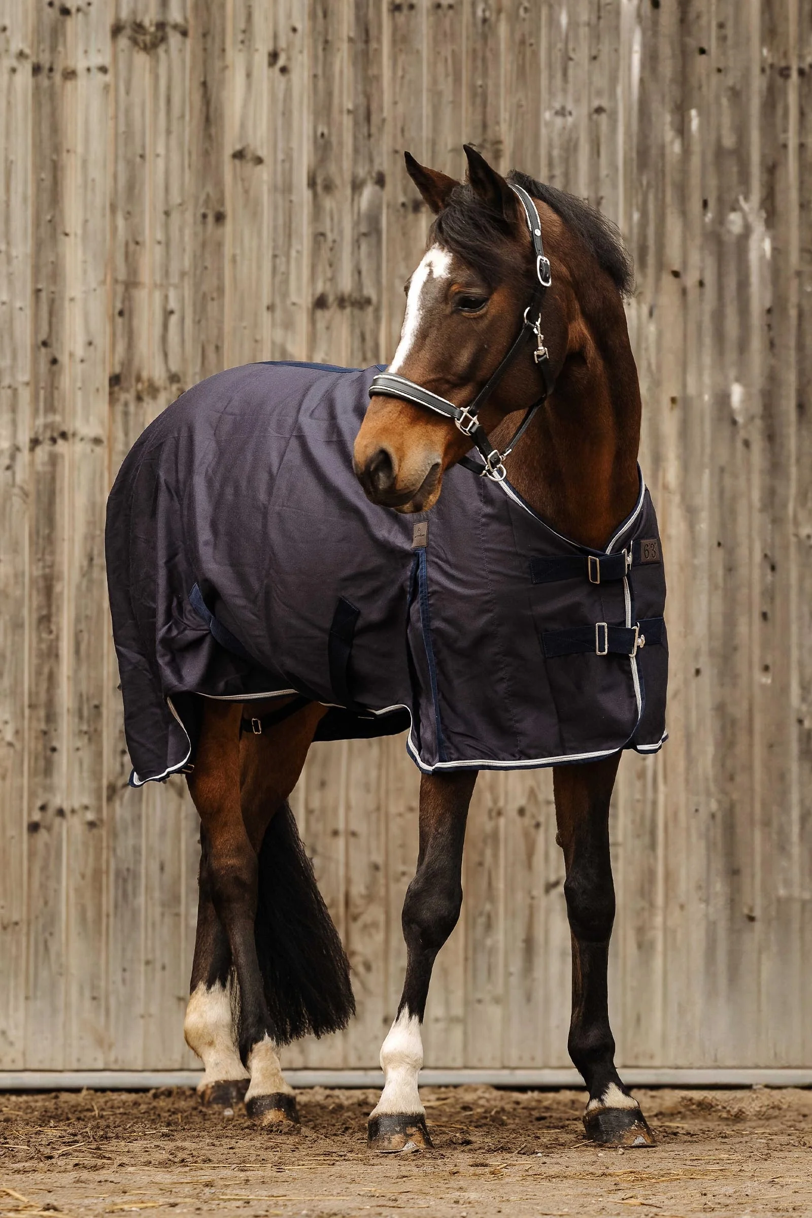 EQUITHÈME Wave Sheet Navy 135