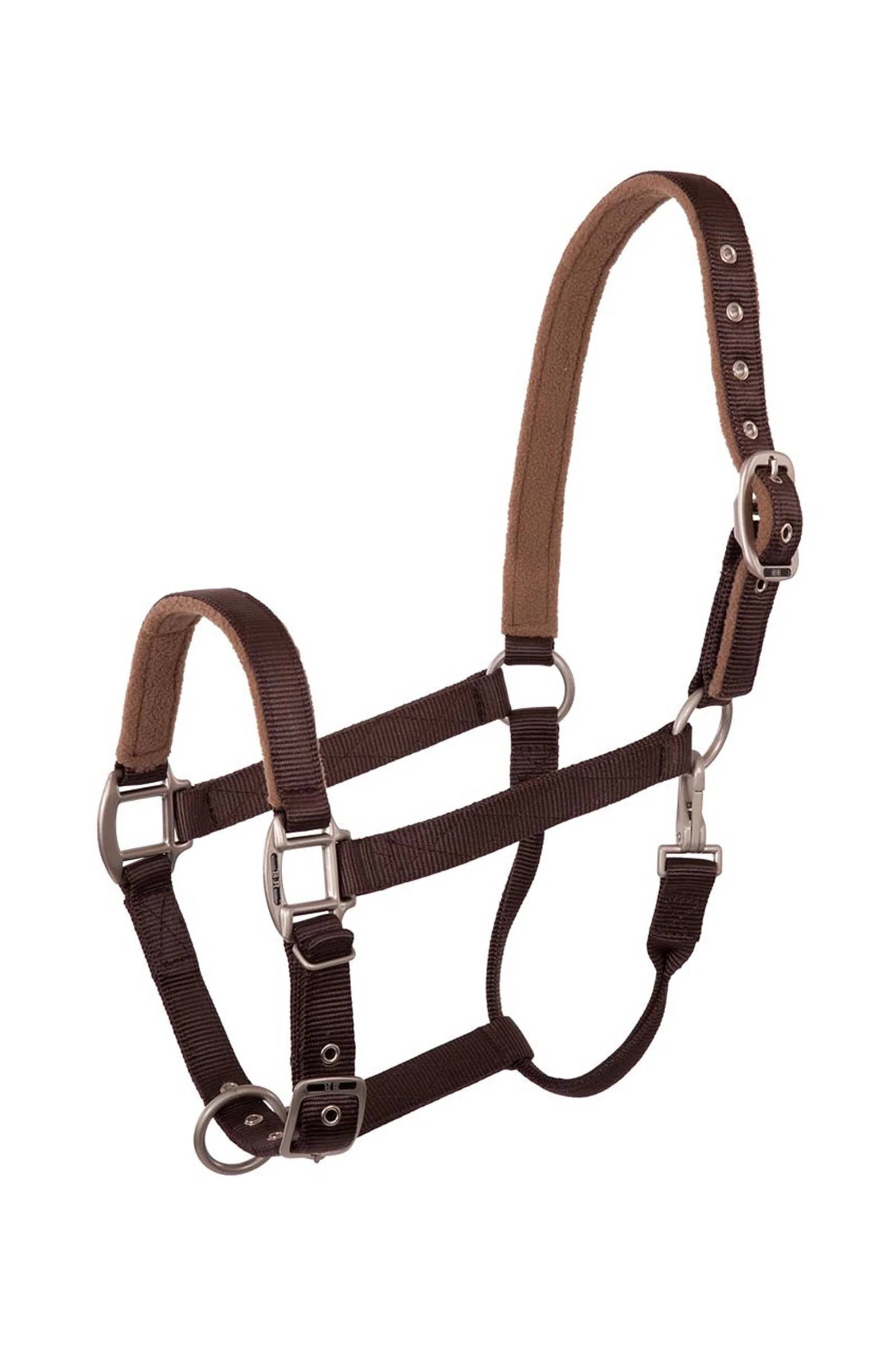 Event Lined Nylon Halter Dark Chocolate P