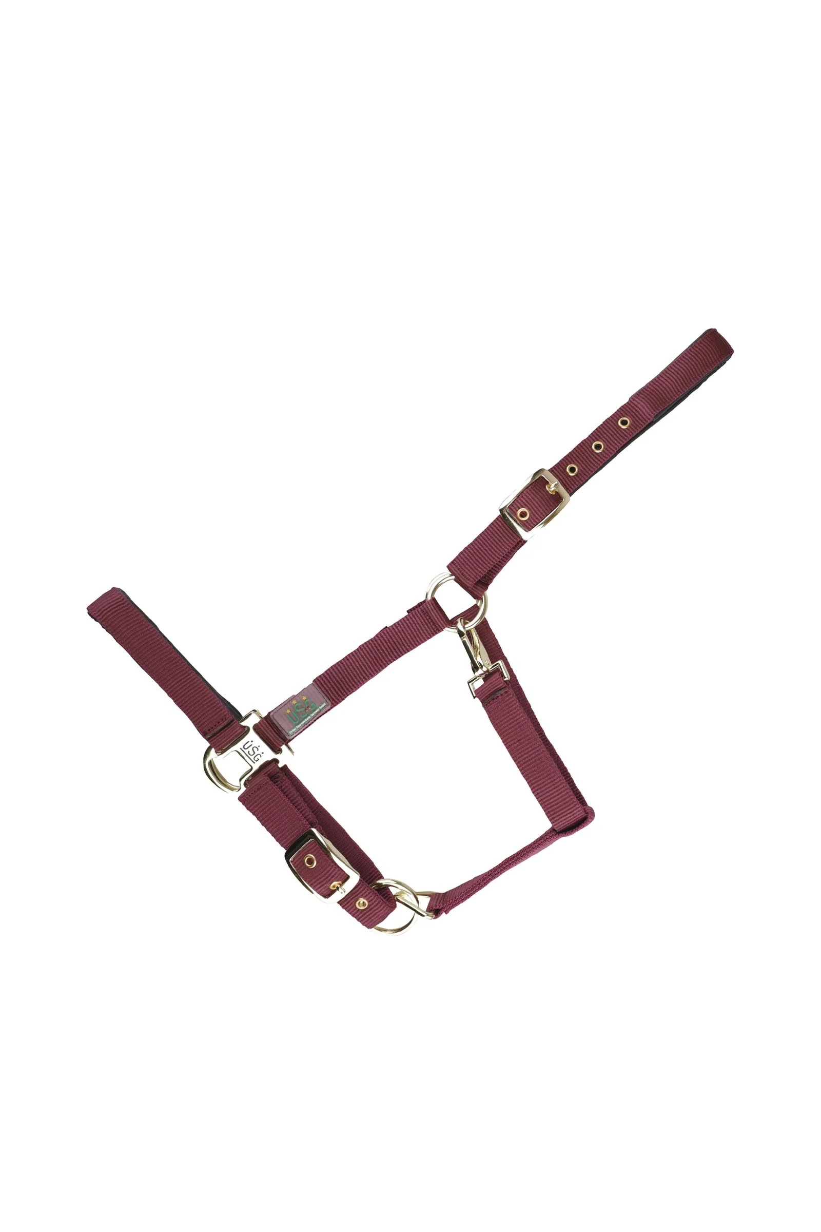 Everyday Soft Padded Halter Burggundy C