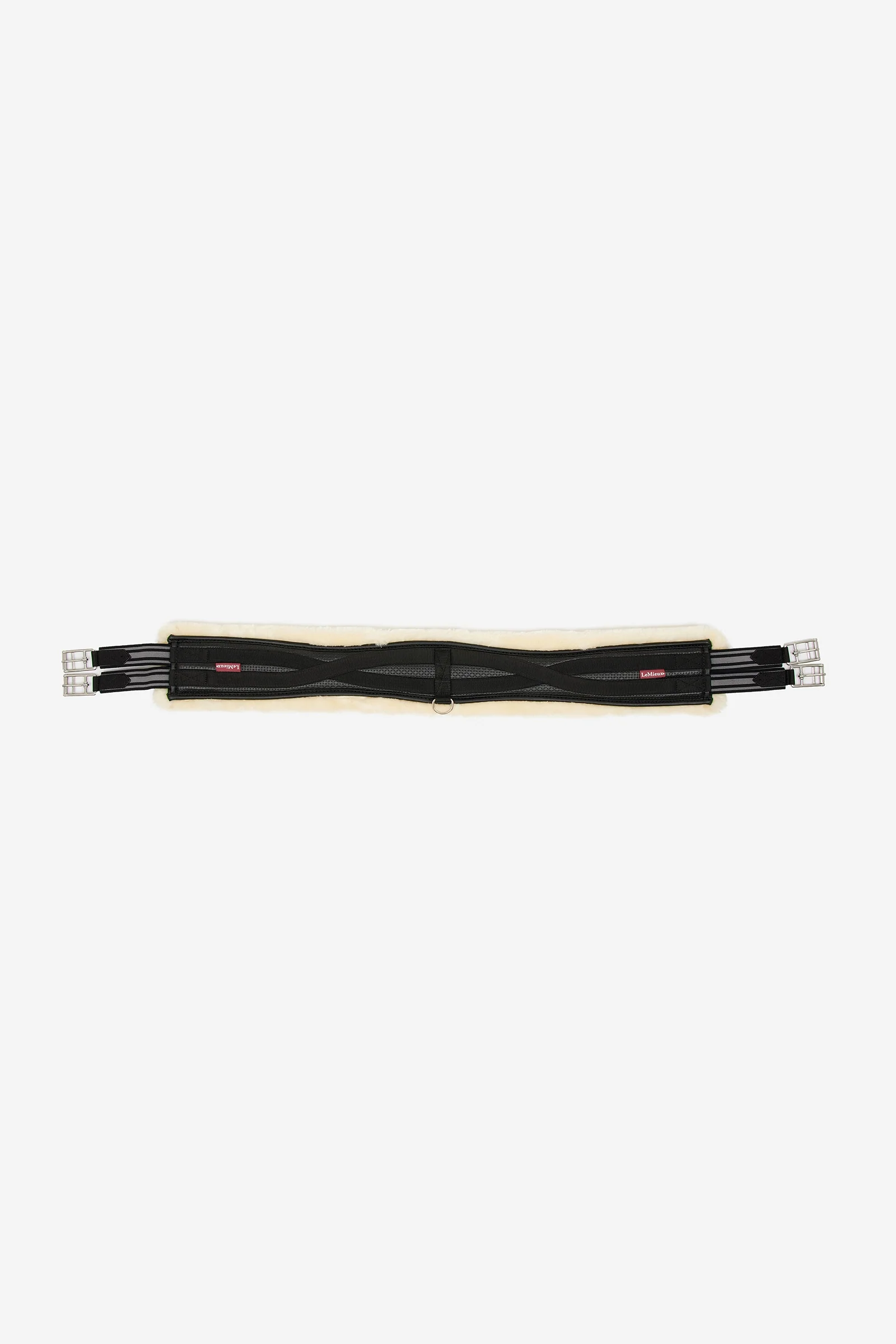 Fleece Lined Anatomic Girth Black/Natural 47"
