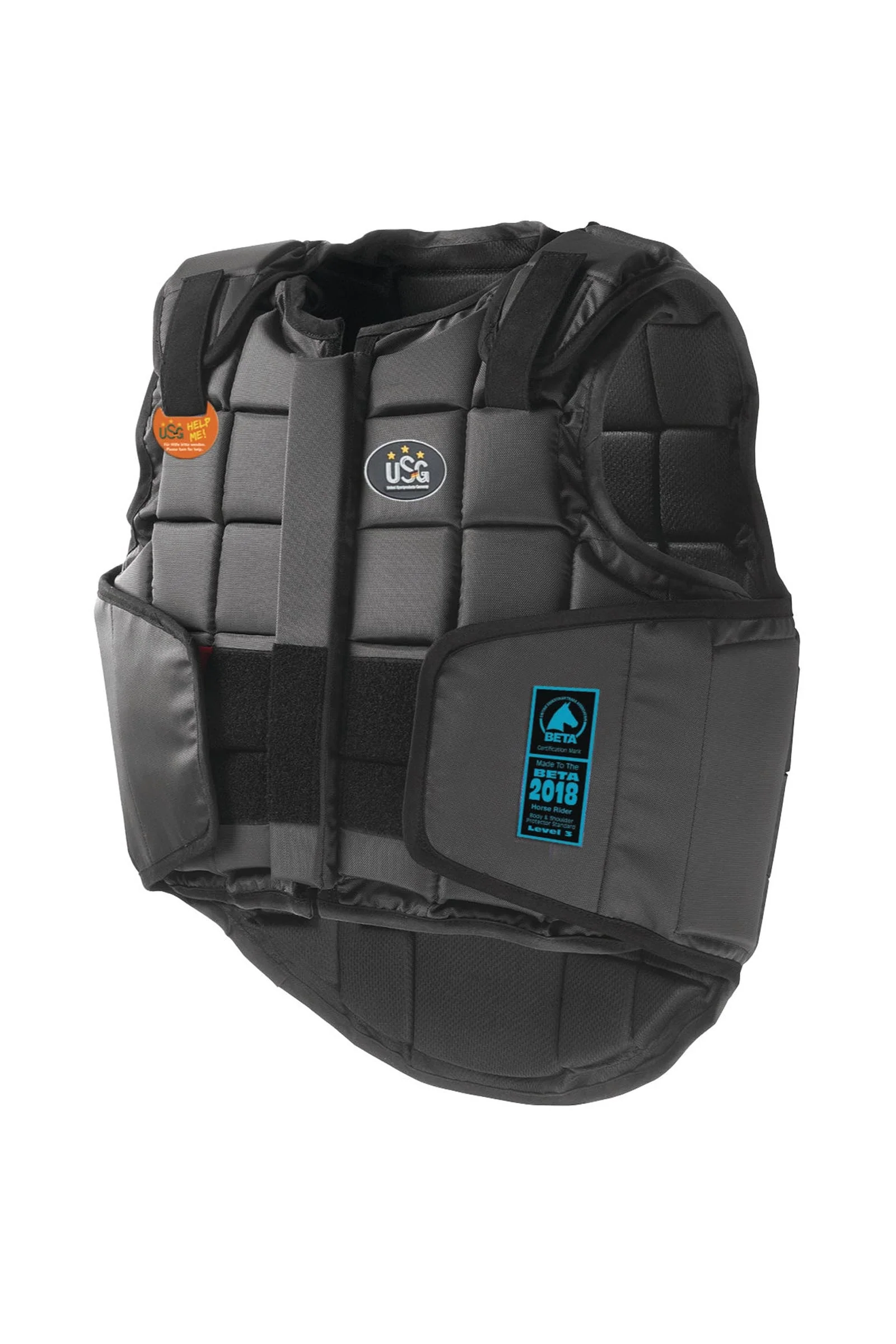 Flexi JR Panel-Body Protector (EN 13158-2018) Level III Black L