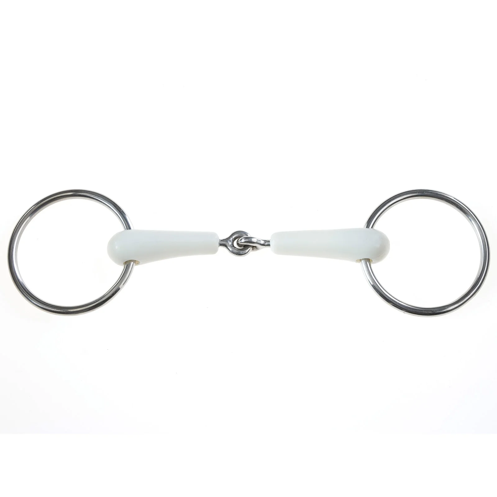 Flexi Loose Ring Snaffle Bit Ivory White 114 mm