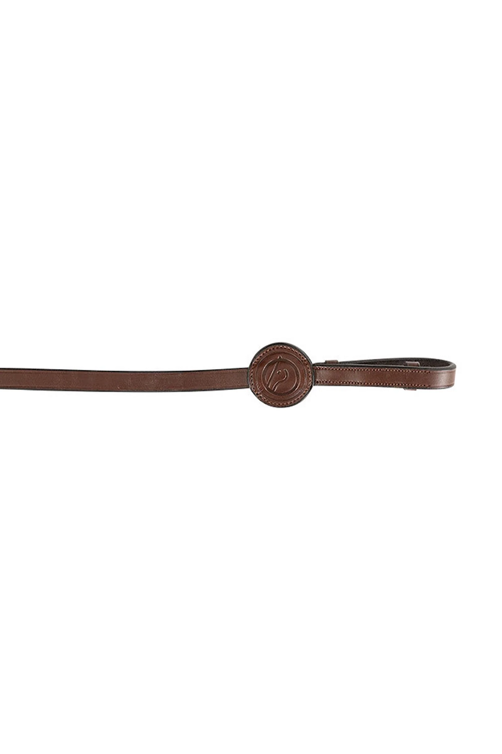 Fontaine Bleau 5/8inch Rubber Reins Brown/Silver F