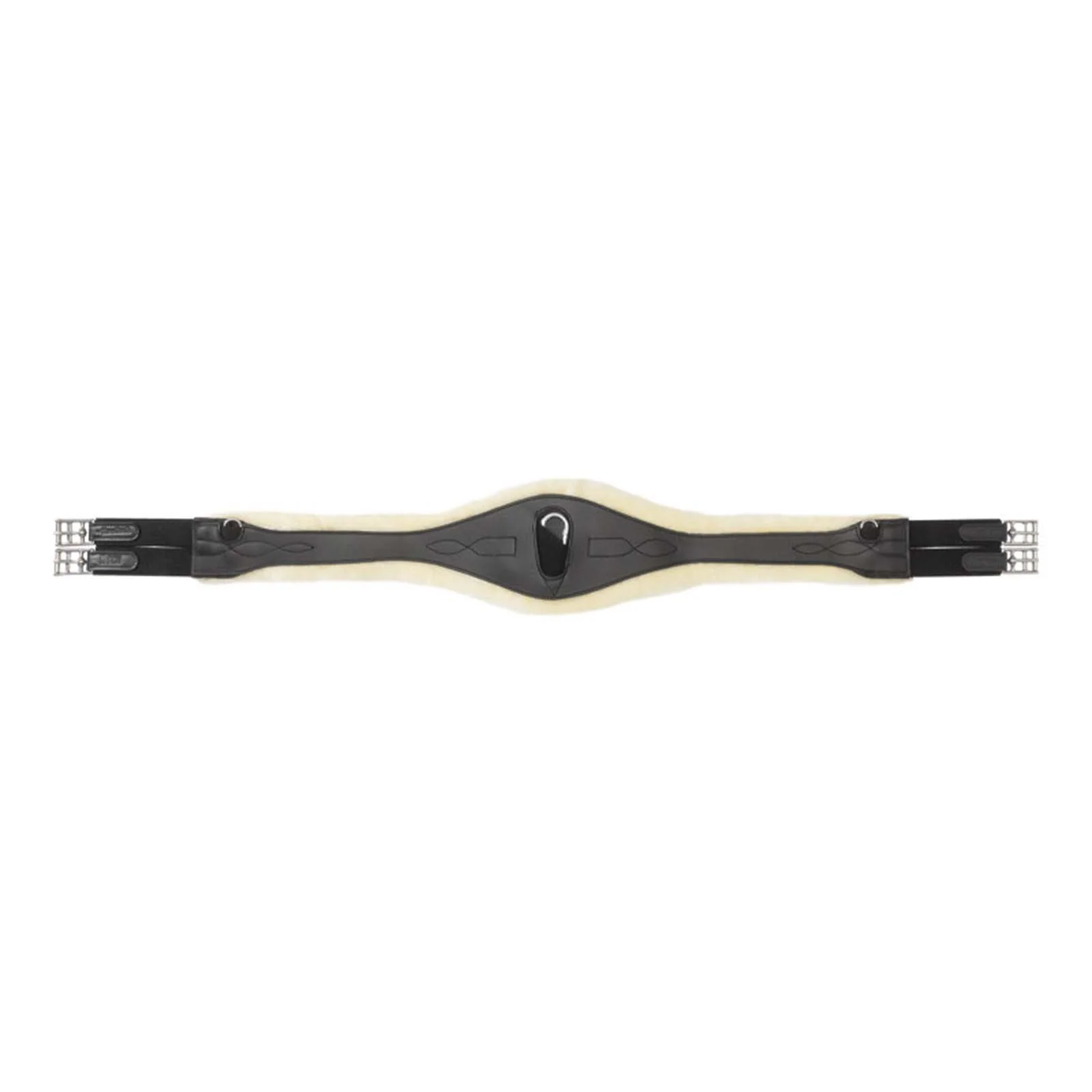 Foster Comfort Girth with Faux Fur Black 47"