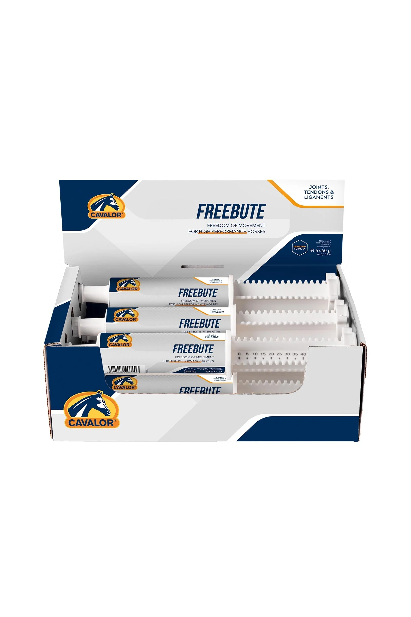 Freebute Paste, Joints & Tendons, 6x60g No Color 6x60