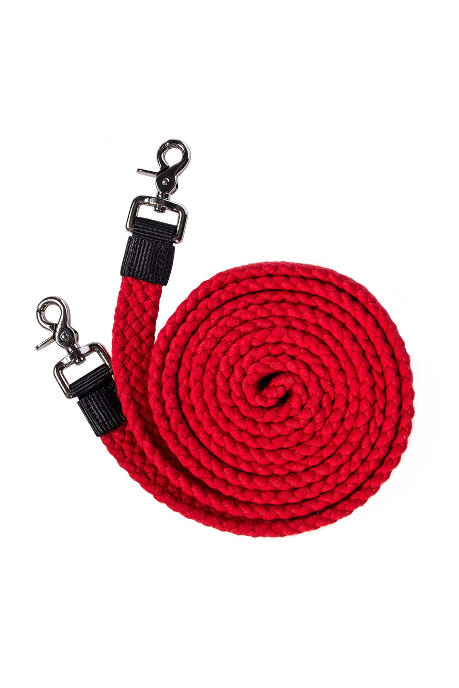 Gabi Flat Woven Cotton Reins Red 800