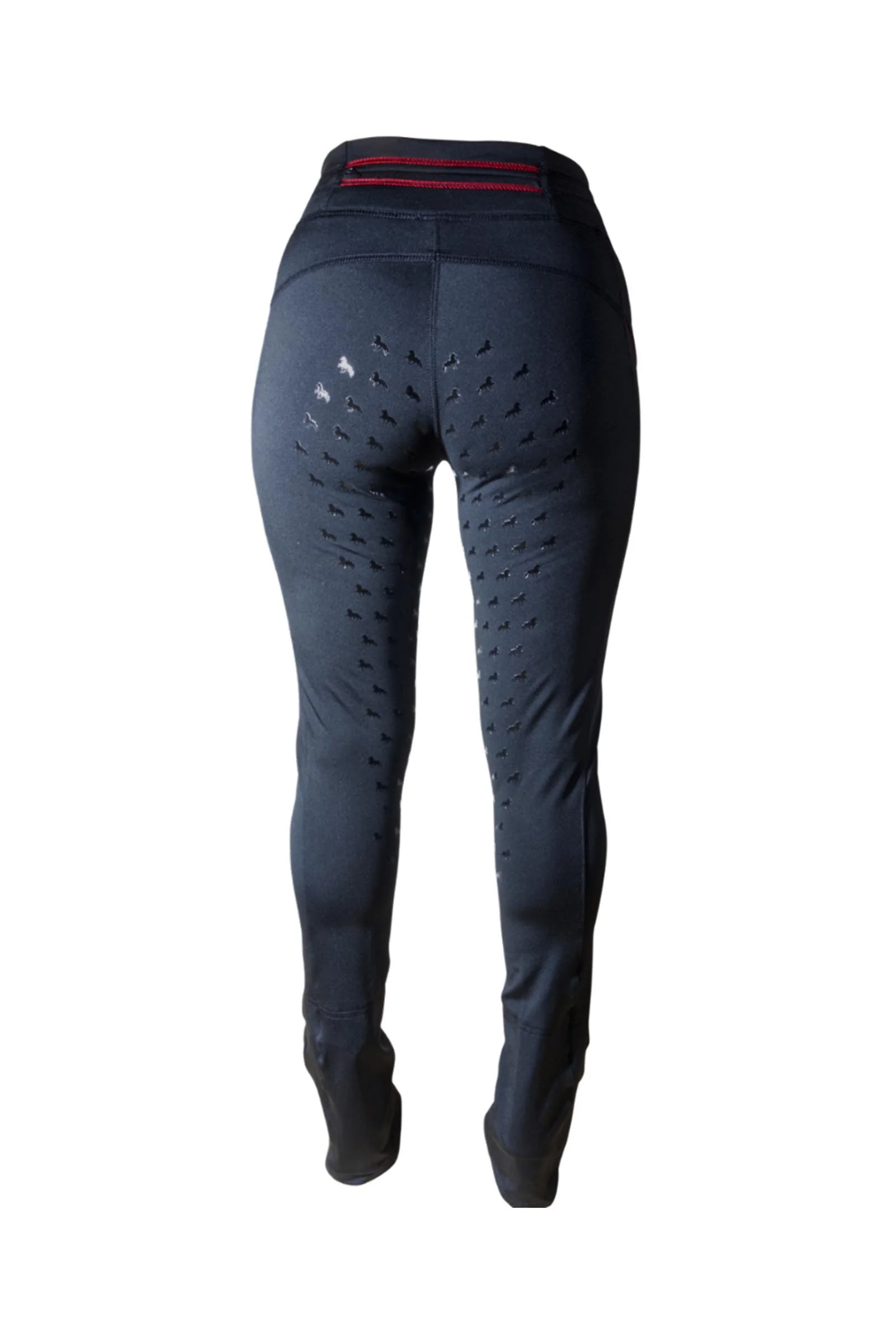 Galdur Kids´ Jodhpur Riding Tights Full Grip W. Phone Pocket Black 9-10 years