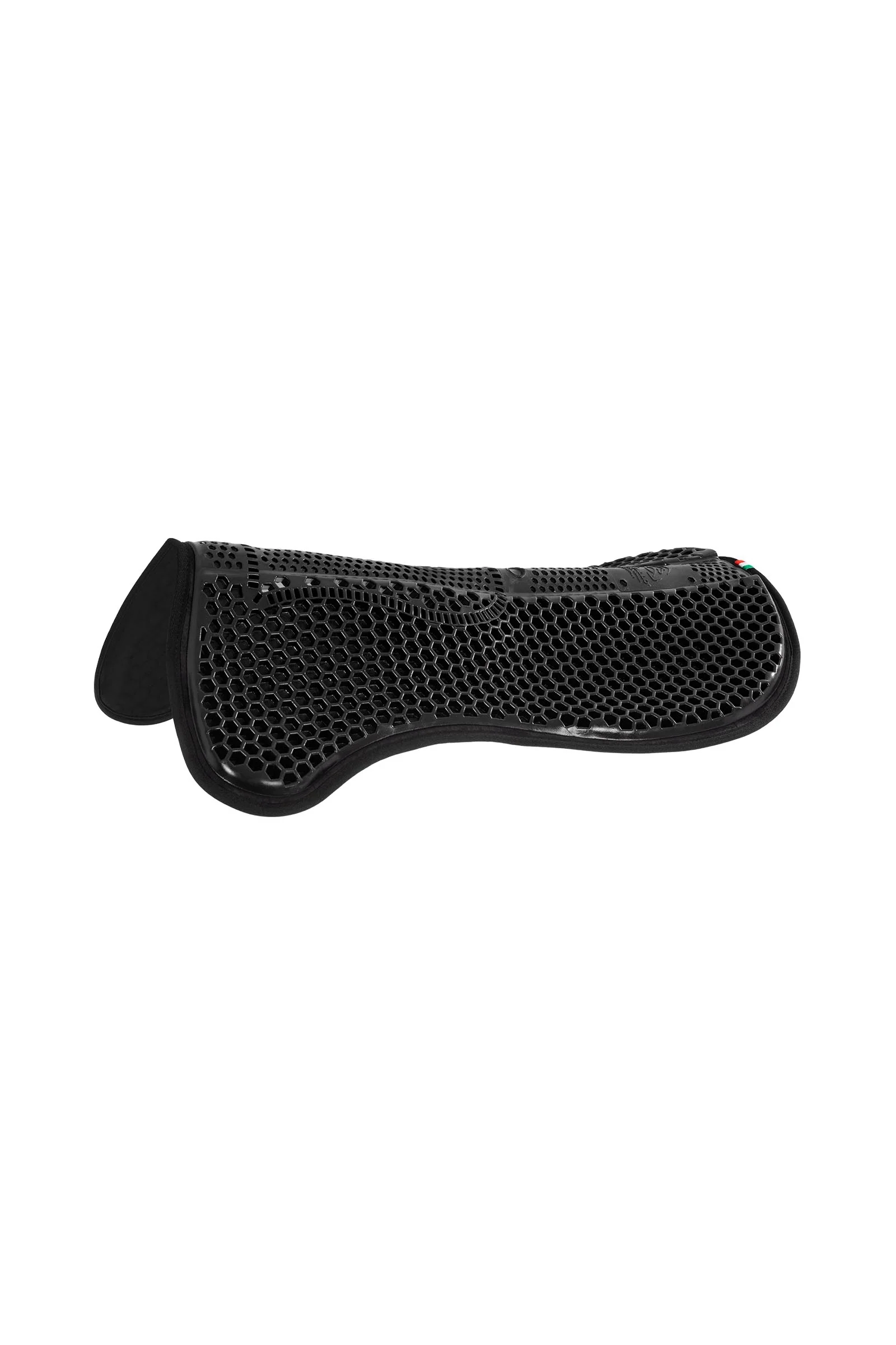 Gel Pad Non-Slip Hexagonal Microfleece Flat Black/Black One Size